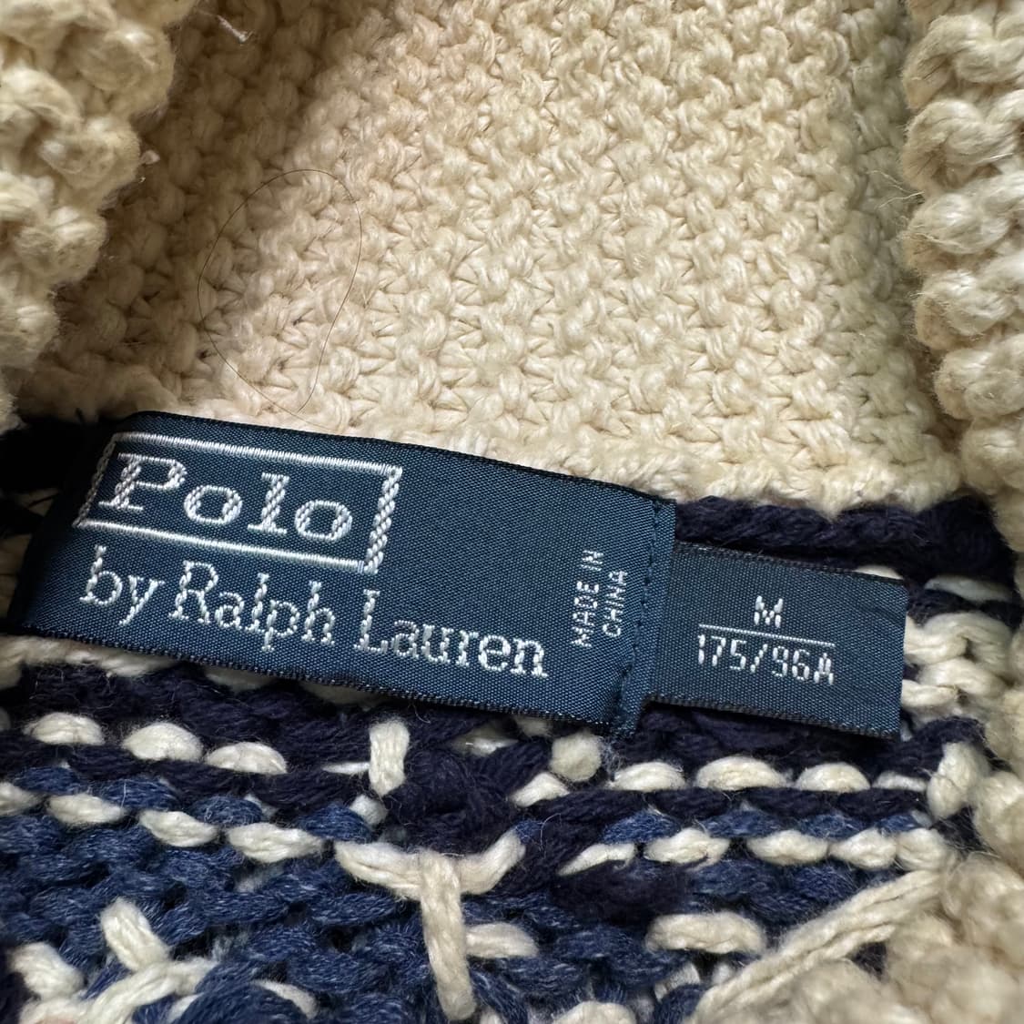 Name : 폴로 랄프로렌 고래 앵커 풀 집업 니트 코위찬 가디건 :) 상품이미지4