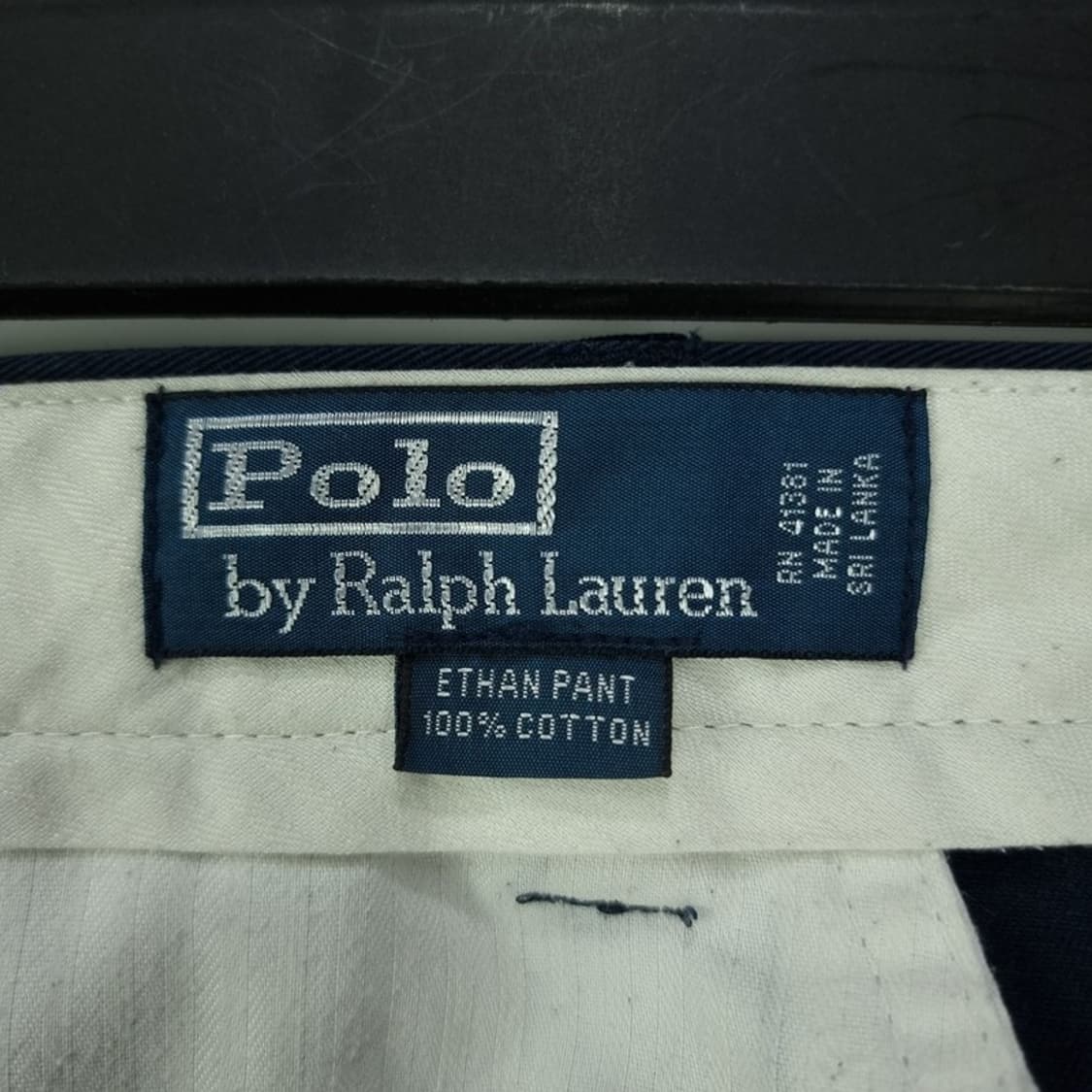 [폴로 랄프로렌] 포니 로고 자수 코튼 치노 팬츠 네이비 M19456 상품이미지7