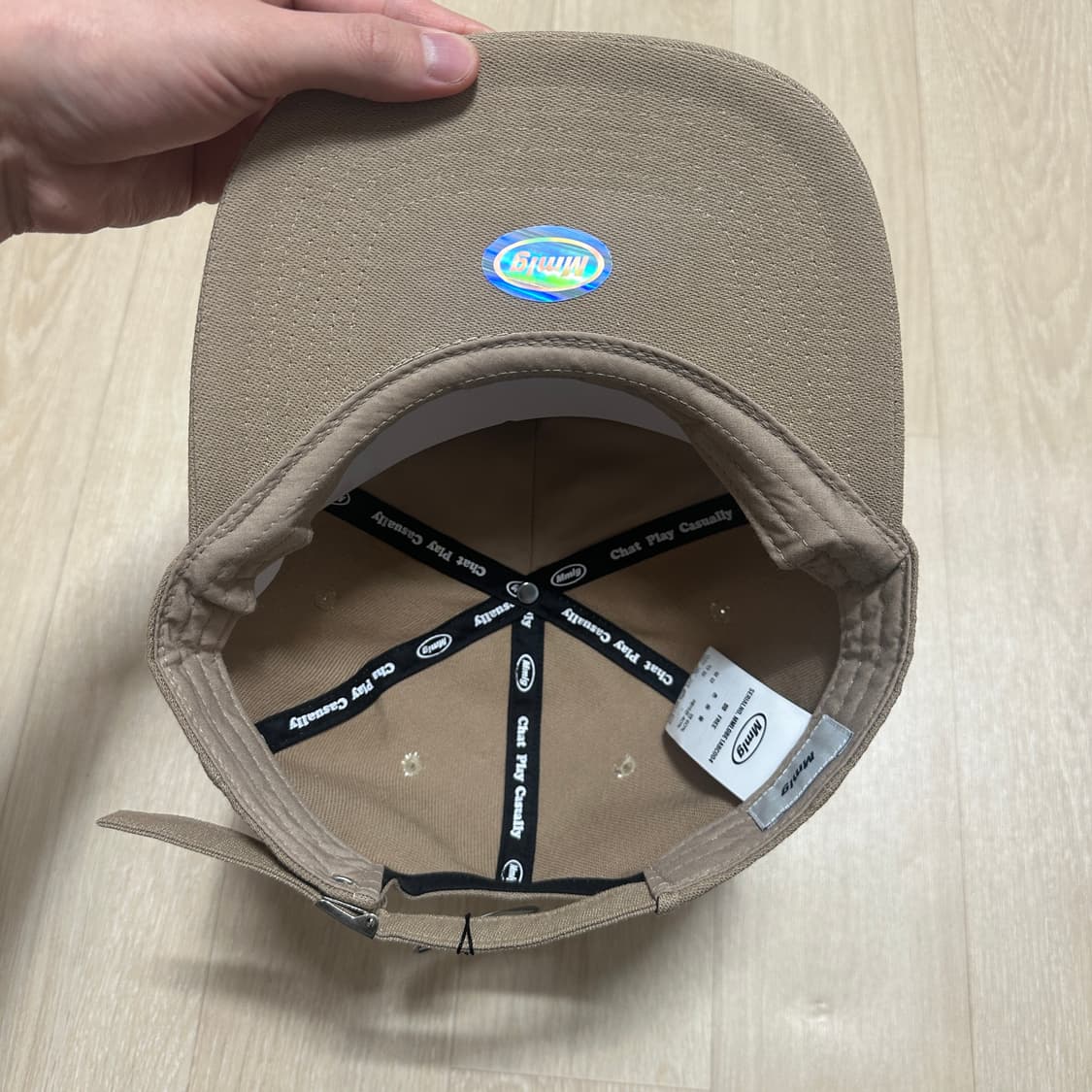 새상품 엠엠엘지 mmlg 볼캡 베이지 상품이미지4