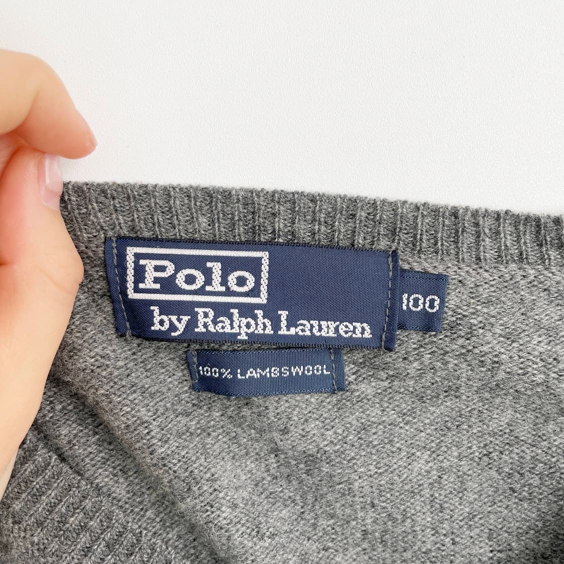 F2 폴로 랄프로렌  라운드넥 울 니트 스웨터 100-103사이즈 상품이미지4