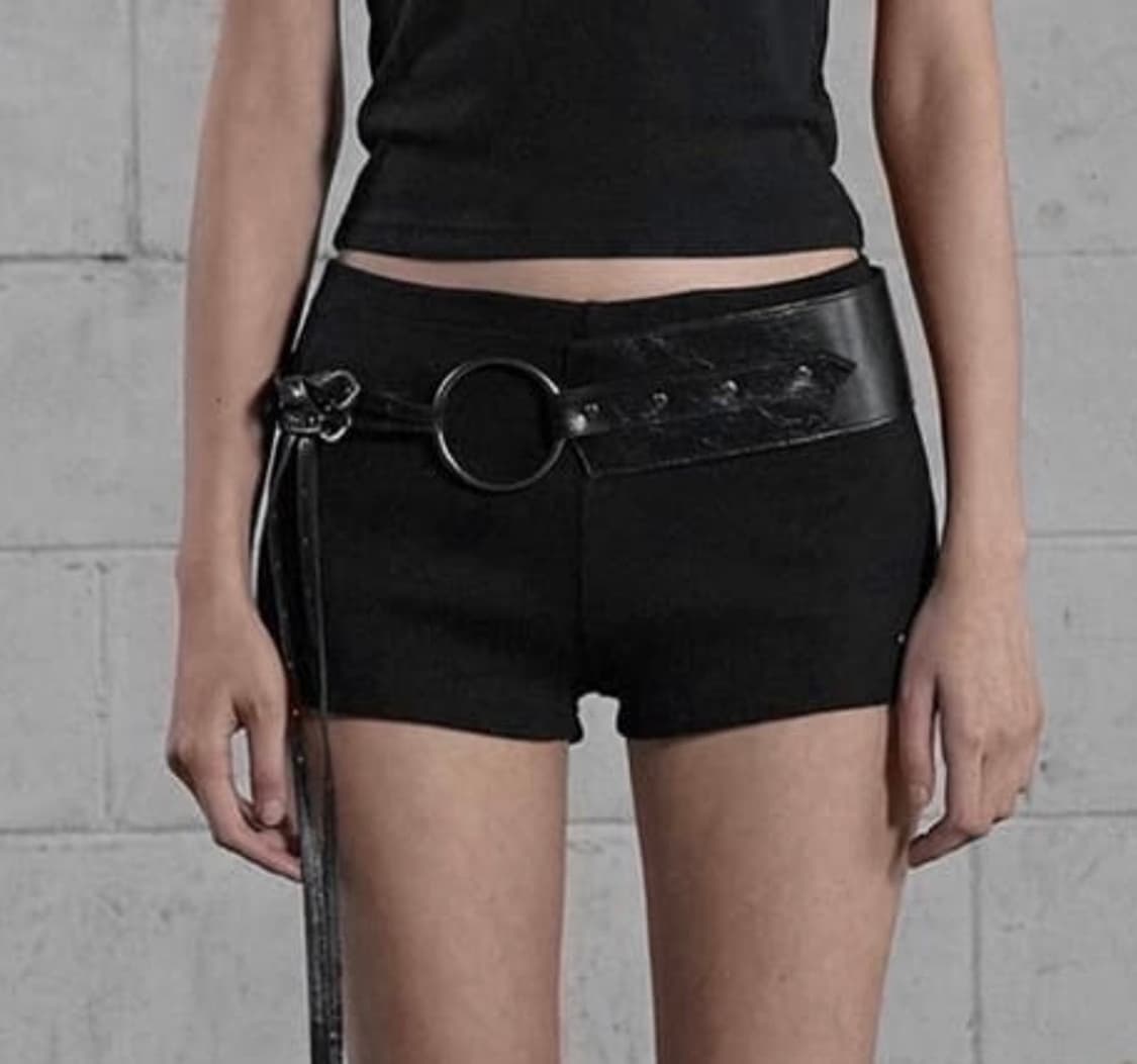 새상품) 보헤미안서울 보헴서 블랙 쇼츠 반바지 베이직 립드 상품이미지1