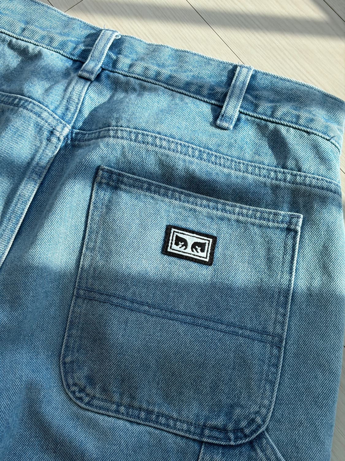 Obey 오베이 카펜터 워크웨어 연청 데님 30 상품이미지5