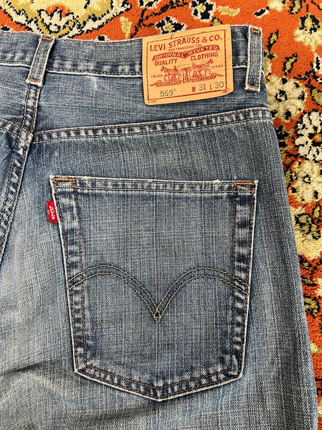 [31] LEVIS 리바이스 빈티지 569 루즈 스트레이트 데님팬츠 상품이미지5