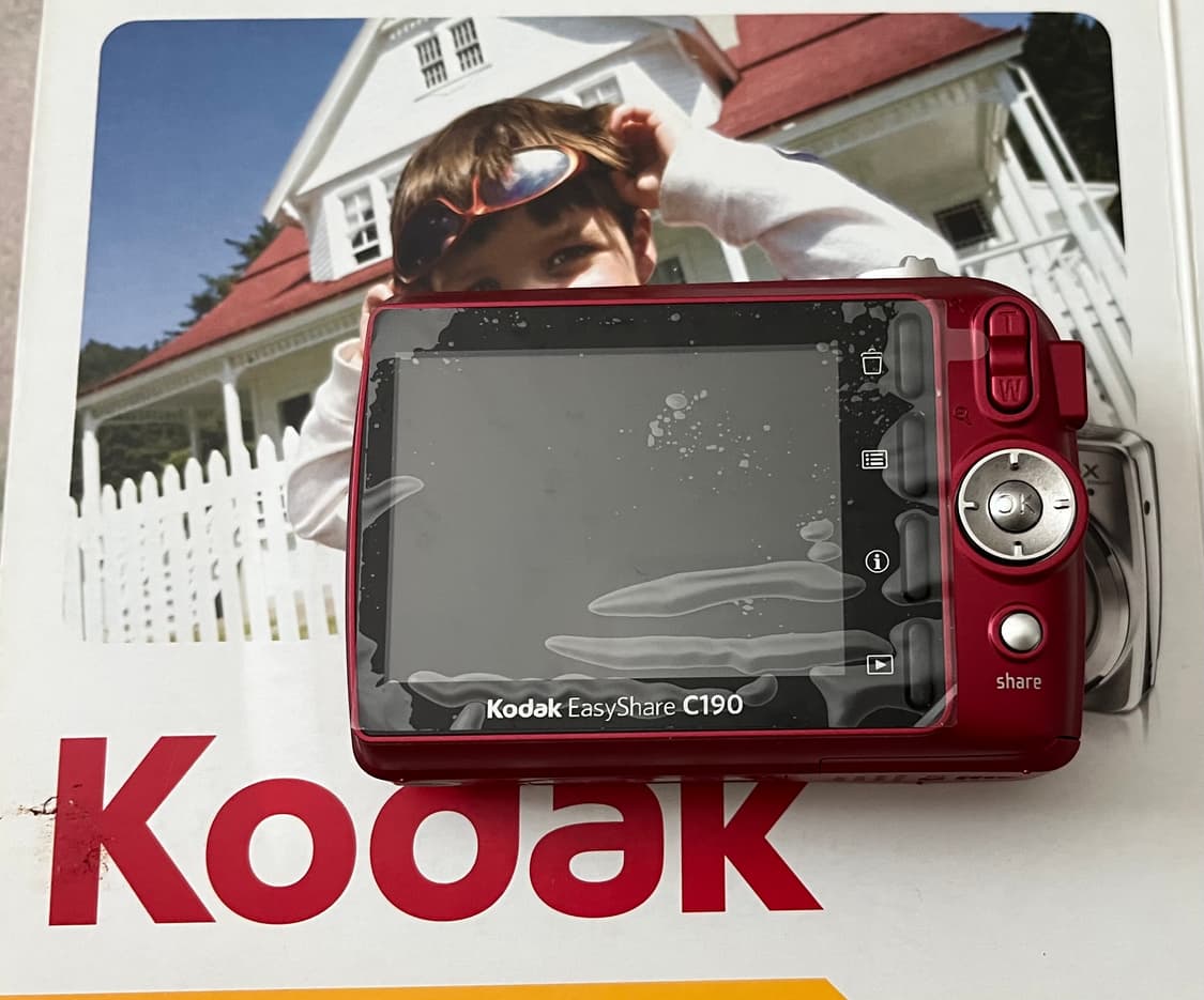 새제품 코닥 이지쉐어 c190 레드 kodak easyshare 상품이미지2