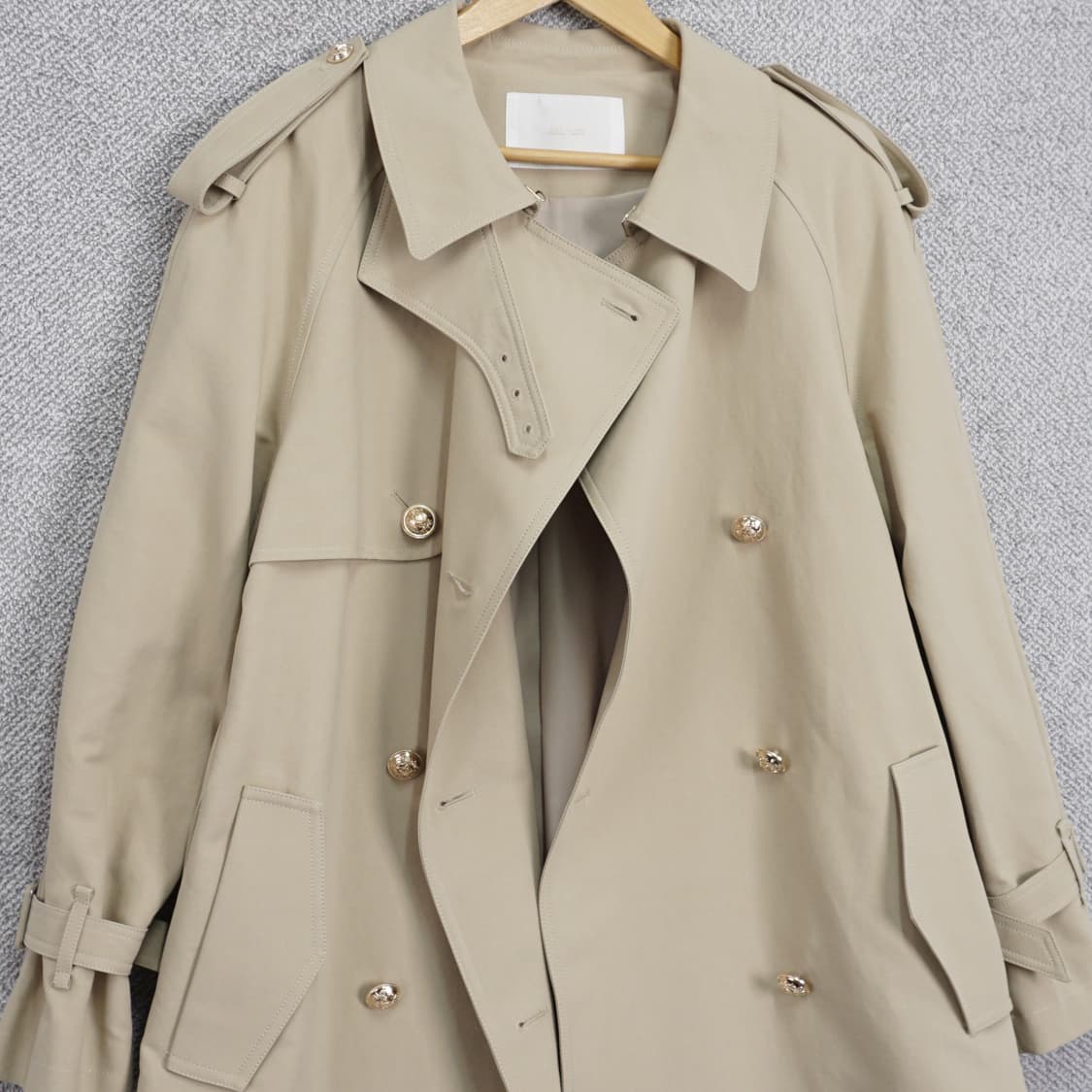 줄로그 여성 견장 트렌치 코트 FREE 상품이미지9
