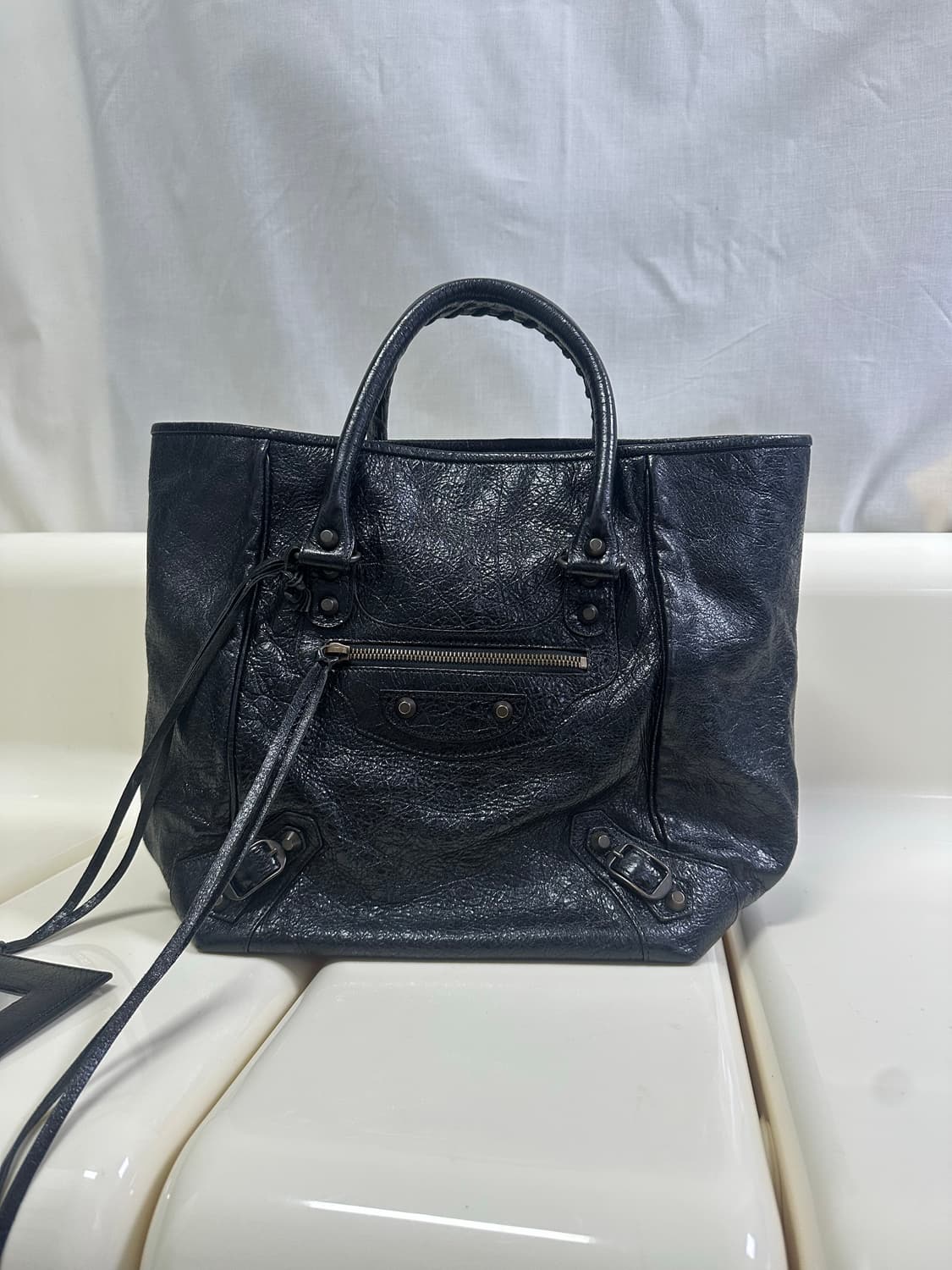 [A 정품] 발렌시아가 시티 모터백 선데이 상품이미지7