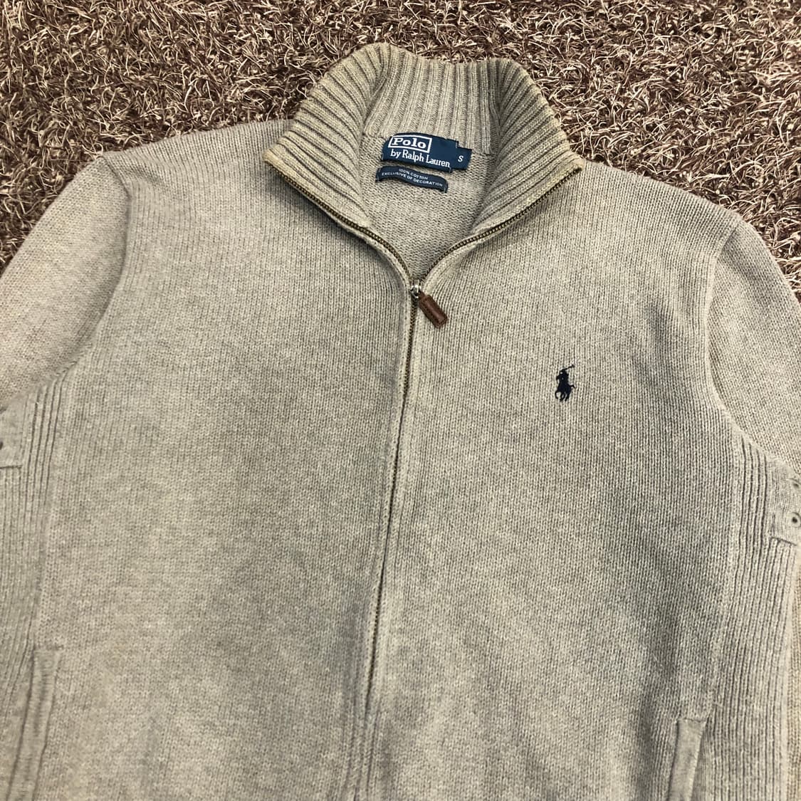 폴로 랄프로렌 투웨이 니트 집업 자켓 상품이미지2