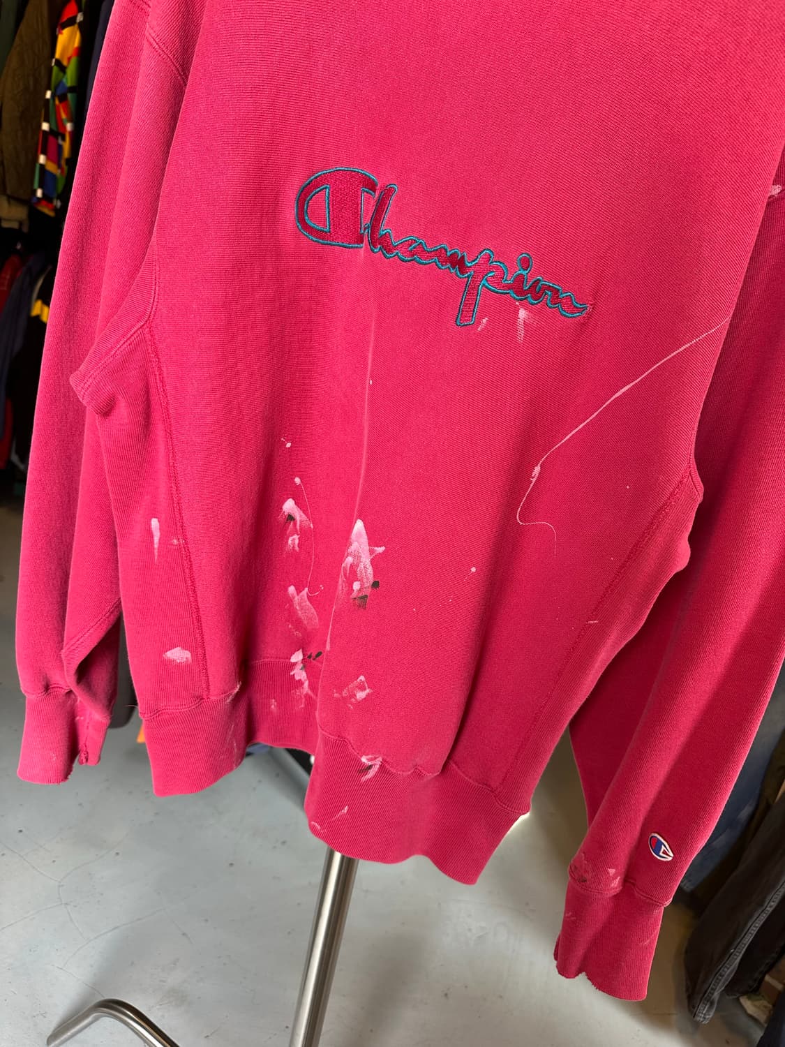 90s 챔피온 리버스위브 스웻 셔츠 made in usa 상품이미지4