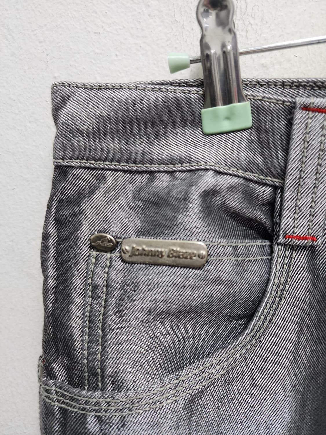 쟈니블레이즈 실버 카고 와이드 팬츠 상품이미지3