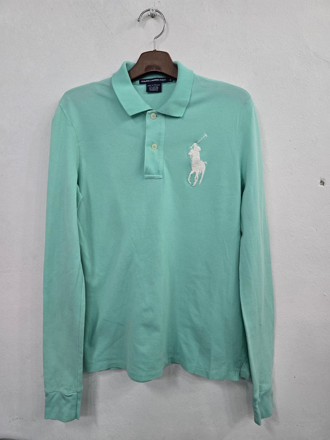 랄프로렌 긴팔 카라티 민트색s 상품이미지1