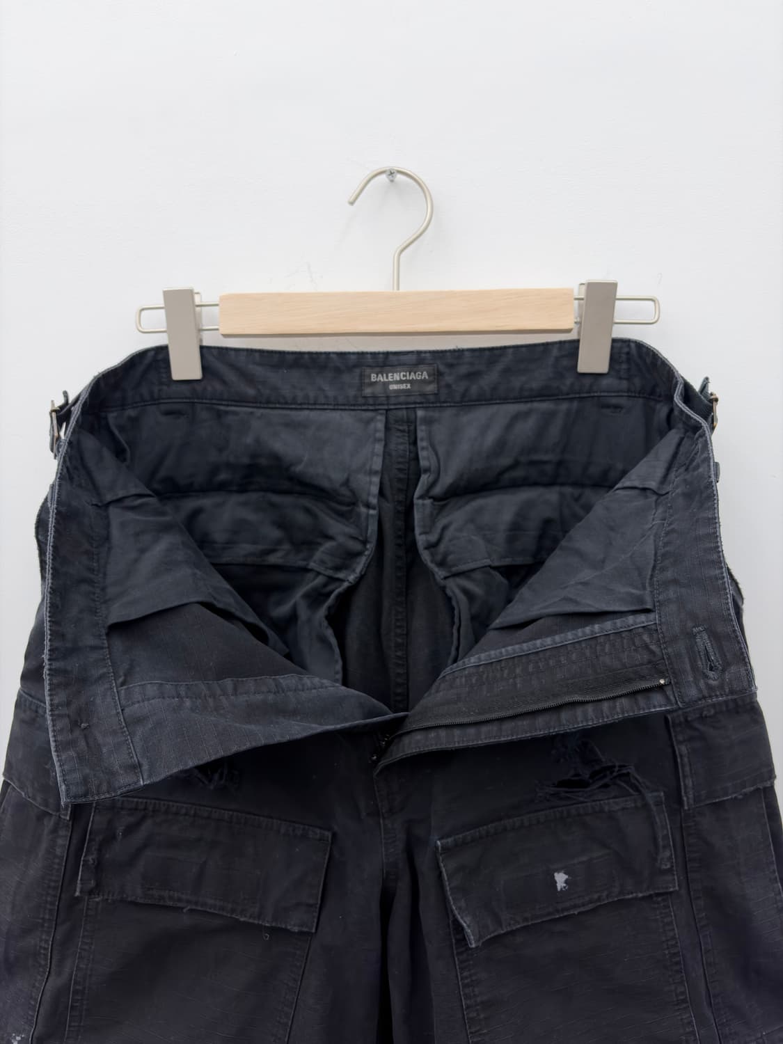 DESTROYED RIPSTOP LARGE CARGO PANTS 상품이미지4