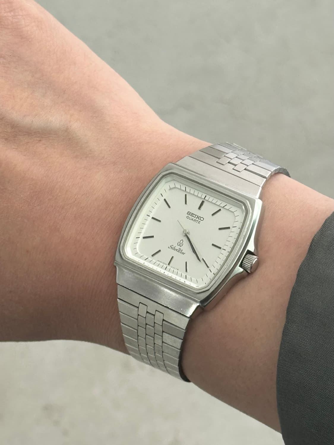 80s 빈티지 세이코 실버웨이브 쿼츠 상품이미지10