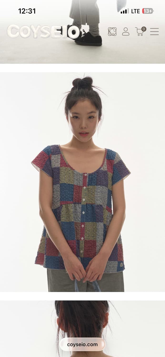 코이세이오 핀턱블라우스멀티 상품이미지2