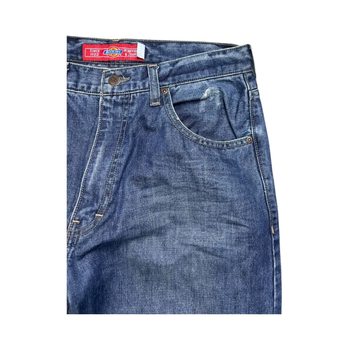 M) 디키즈 블루 페이드 스트레이트 데님팬츠 BD-044 상품이미지5