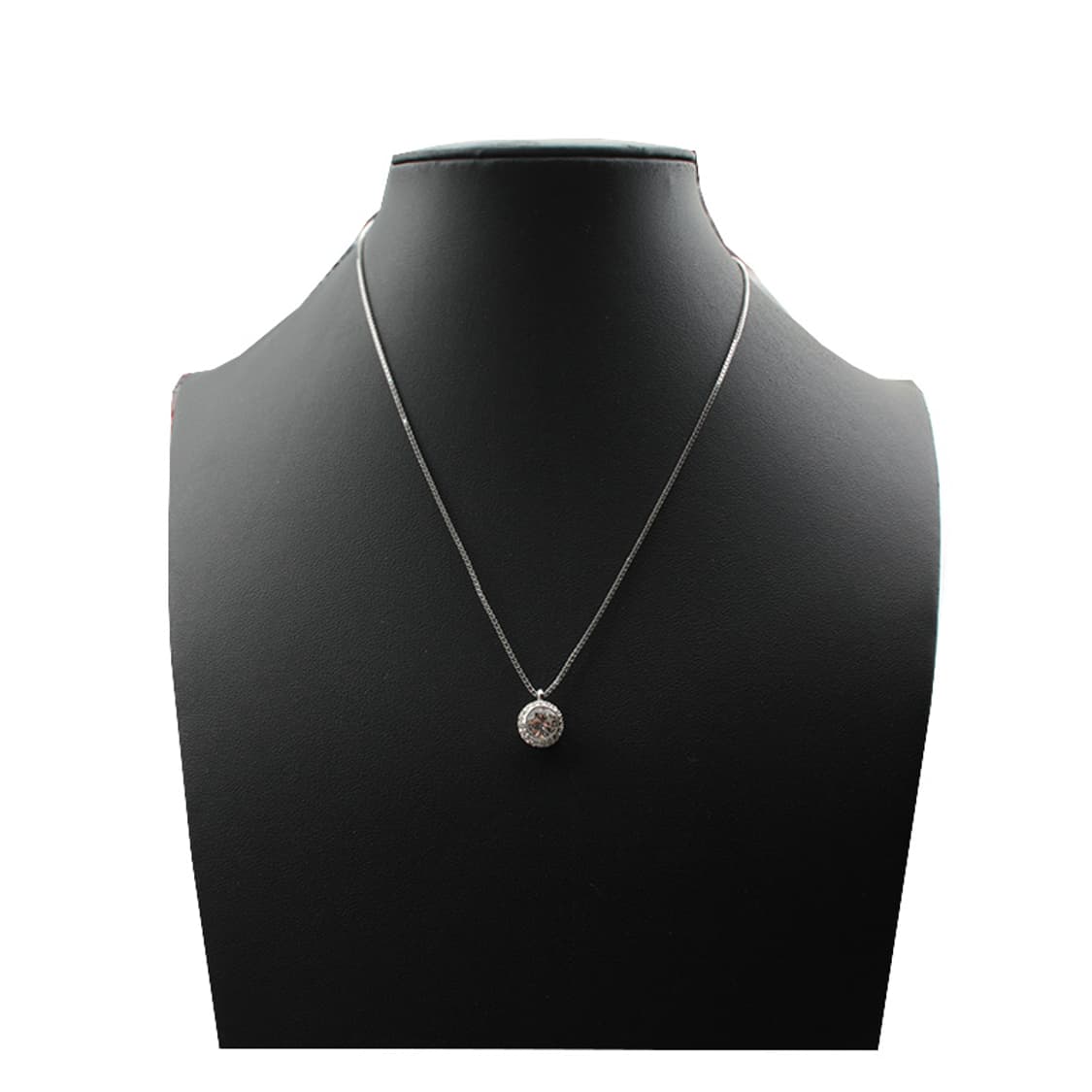 스와로브스키 크리스탈 서클 펜던트 목걸이 상품이미지2