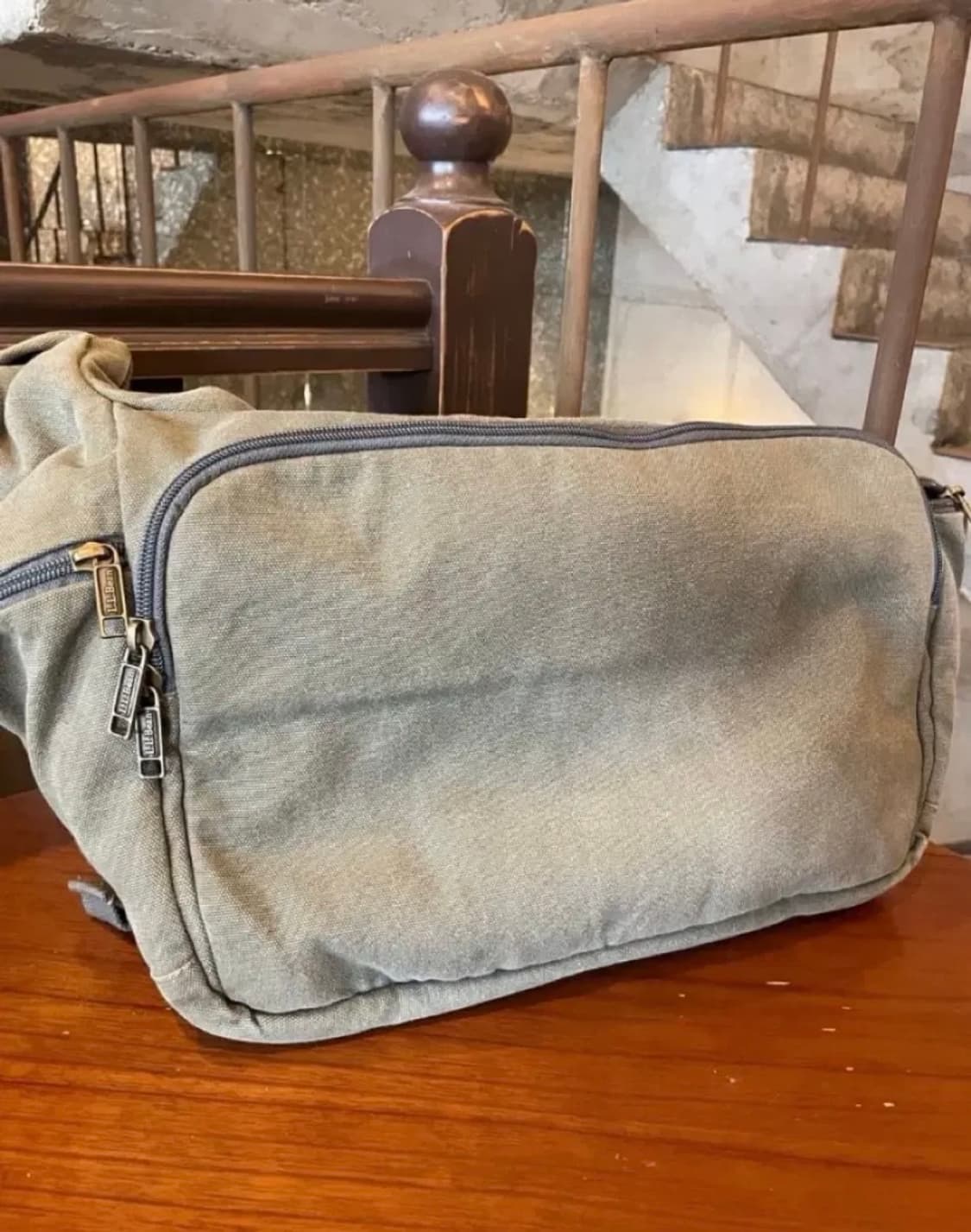 엘엘빈 빈티지 캔버스 크로스백 상품이미지5