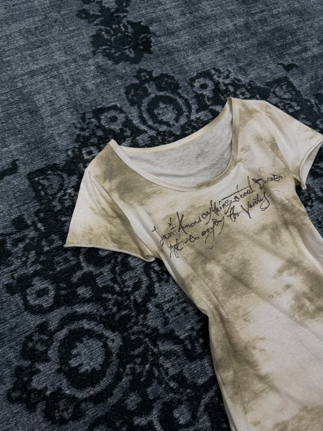Japanese 00s native lettering t shirts 상품이미지2