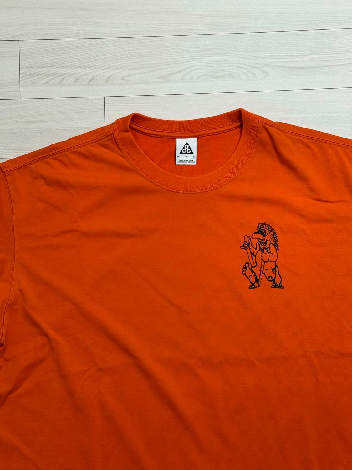 나이키 ACG 트롤 오렌지 반팔 티셔츠 US XL 상품이미지2