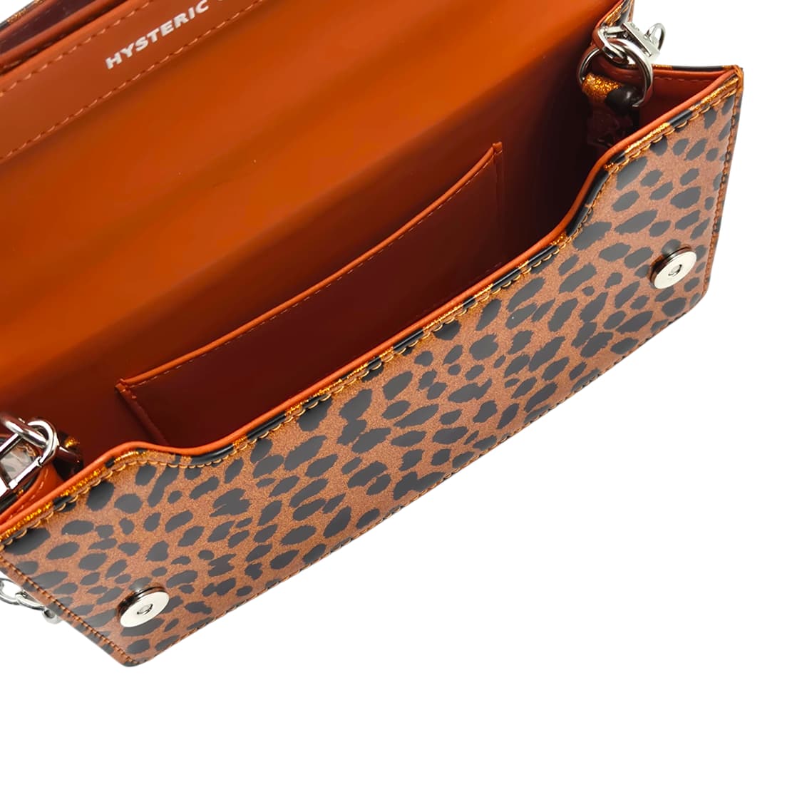 히스테릭글래머 레오파드 에나멜 크로스 숄더백 상품이미지5