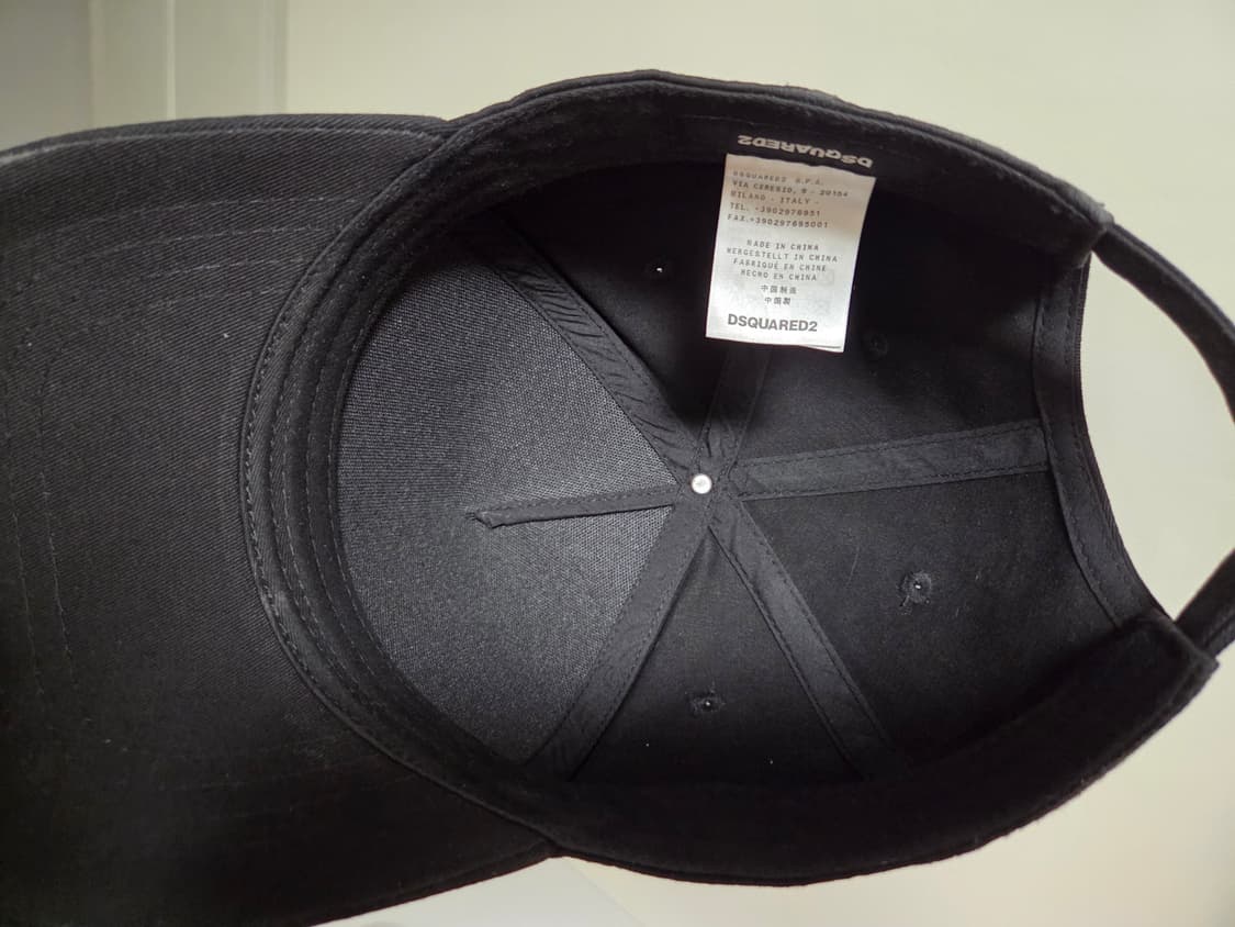 디스퀘어드 ICON 로고 프린티드 볼캡 블랙 상품이미지6
