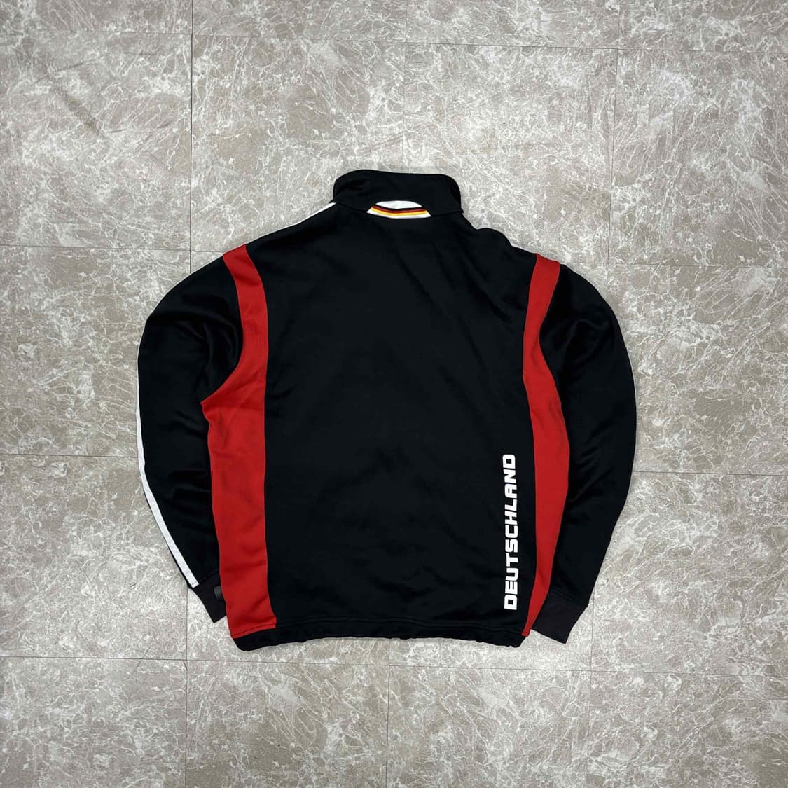 아디다스 독일 국대 05/06올드 유니폼 3성 블랙 검빨 트랙탑 희귀져지 상품이미지3