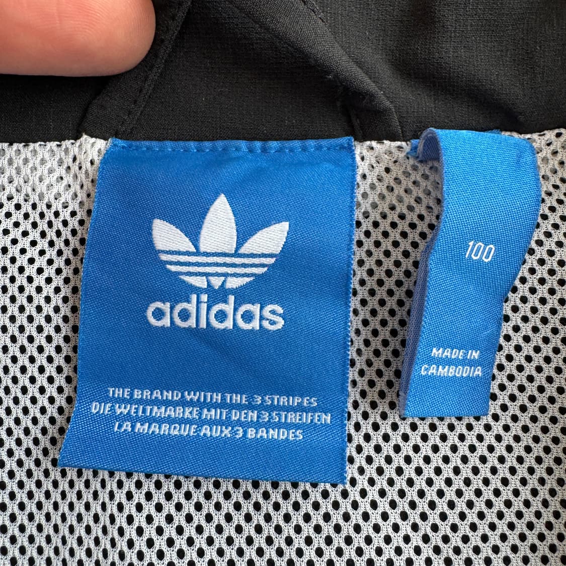 아디다스 이큅먼트 빅로고 바람막이 자켓 상품이미지6