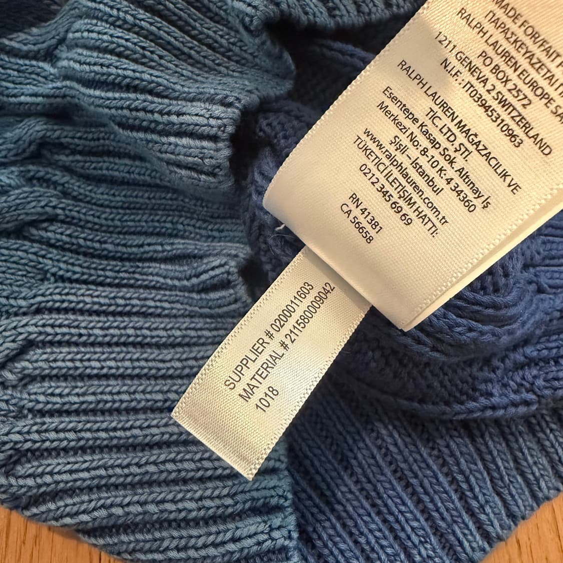 폴로 랄프로렌 (W) 피마 코튼 케이블 니트 상품이미지6