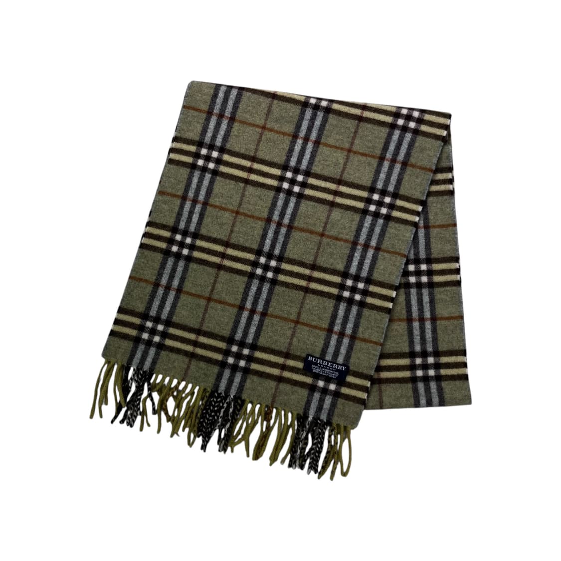 버버리 노바체크 그린 램스울 머플러 상품이미지1