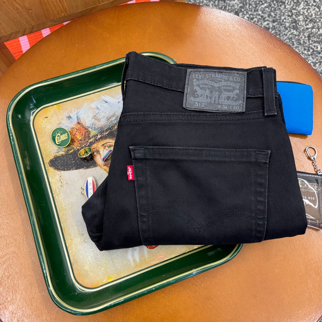 리바이스 512 슬림 블랙진 (32)   상품이미지1