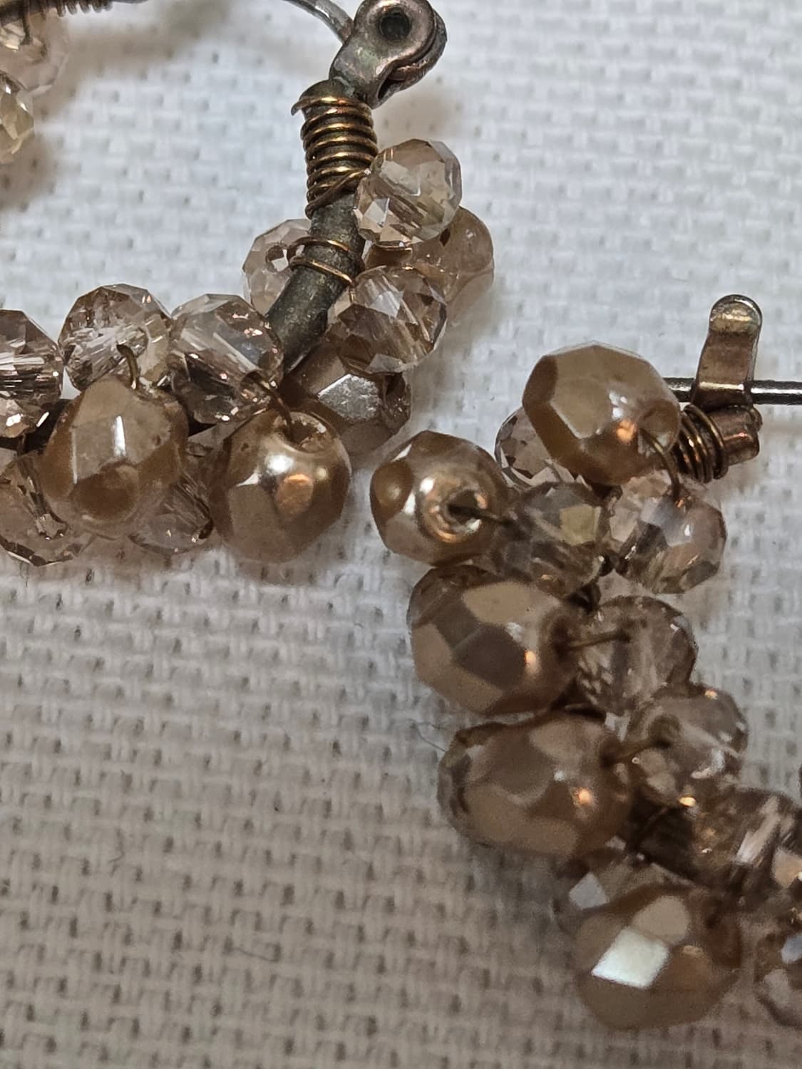 유럽 앤틱 글라스 비즈 수공예 후프 귀걸이 / FURLA 목걸이 매치 추 상품이미지7