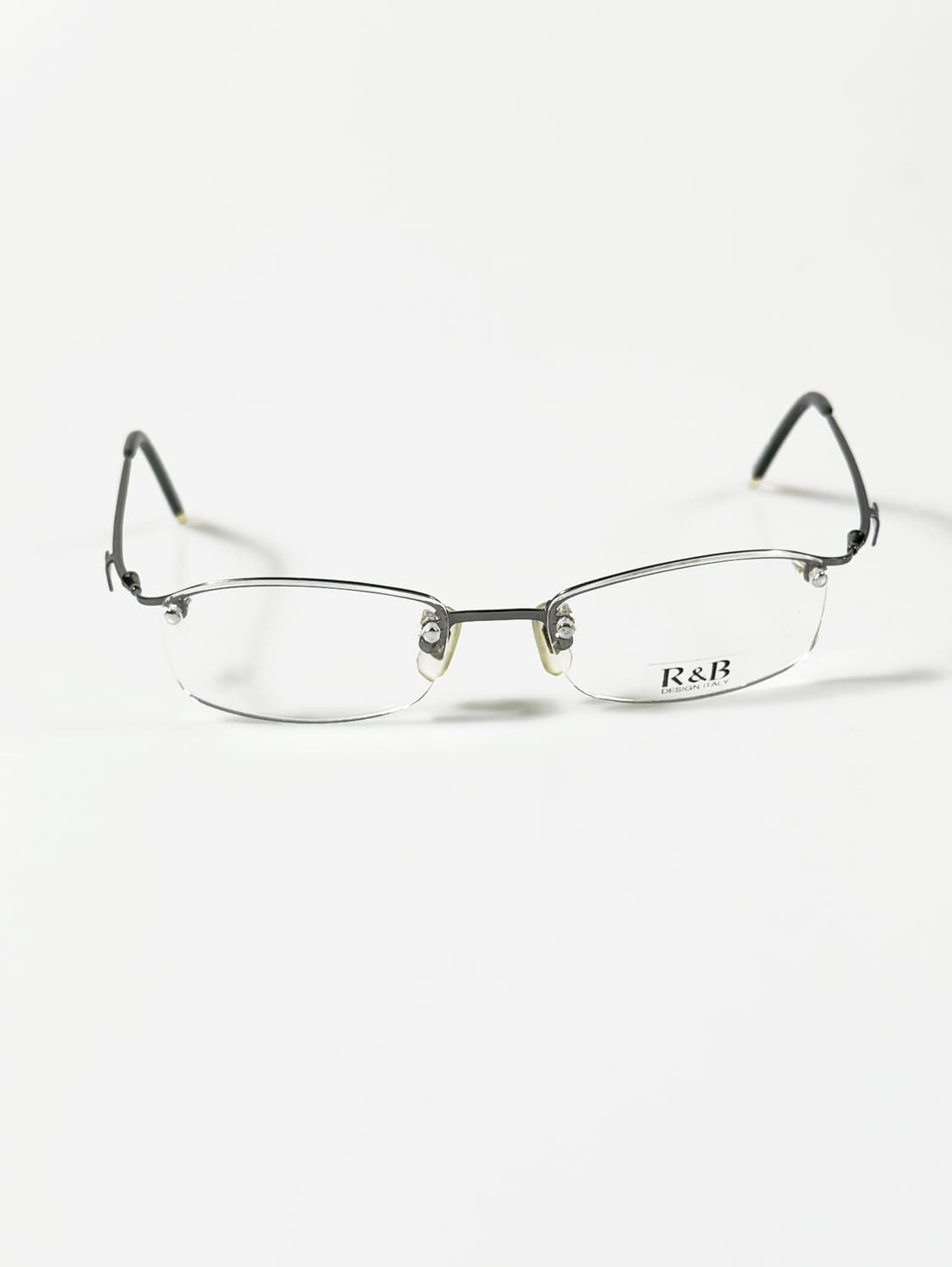 R&B Eyewear 무테 스퀘어 메탈 프레임 빈티지 안경 상품이미지2