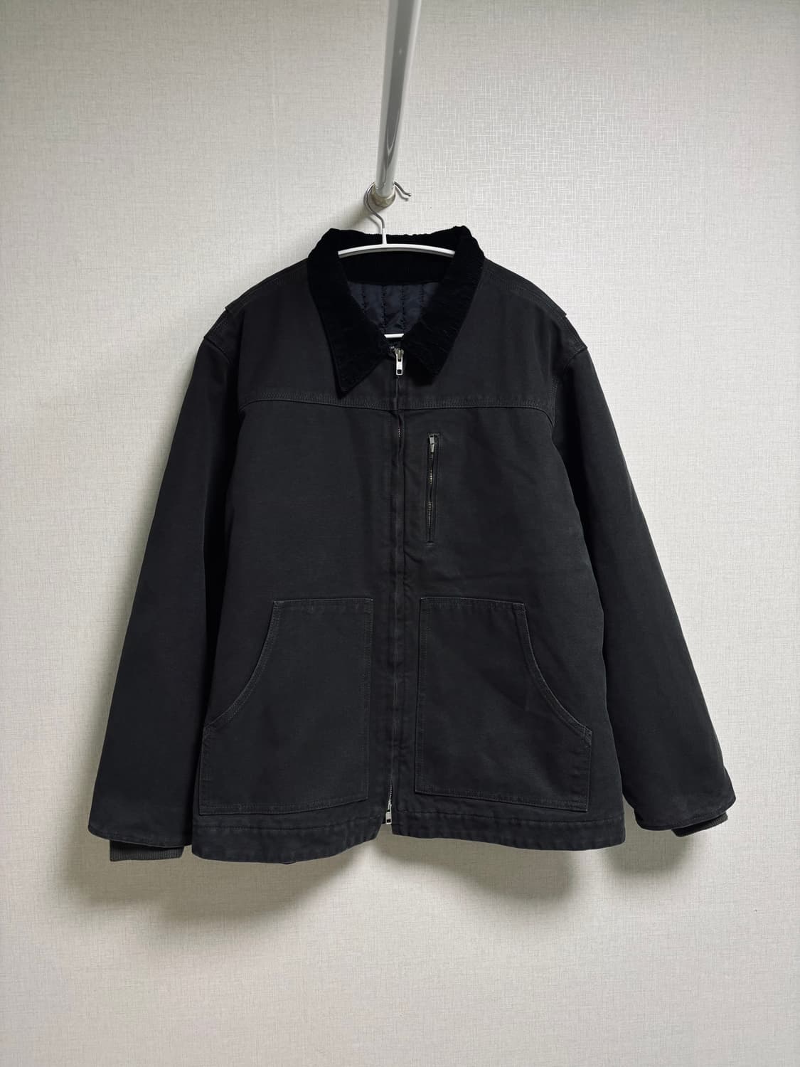 FIEDLERS 필더스 코듀로이 카라 블랙 워크 자켓 상품이미지3