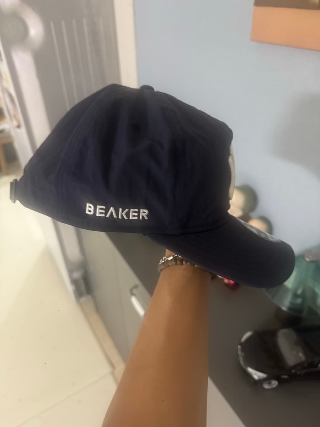 비이커 뉴에라 뉴욕 양키스 나일론 볼캡 네이비 상품이미지4