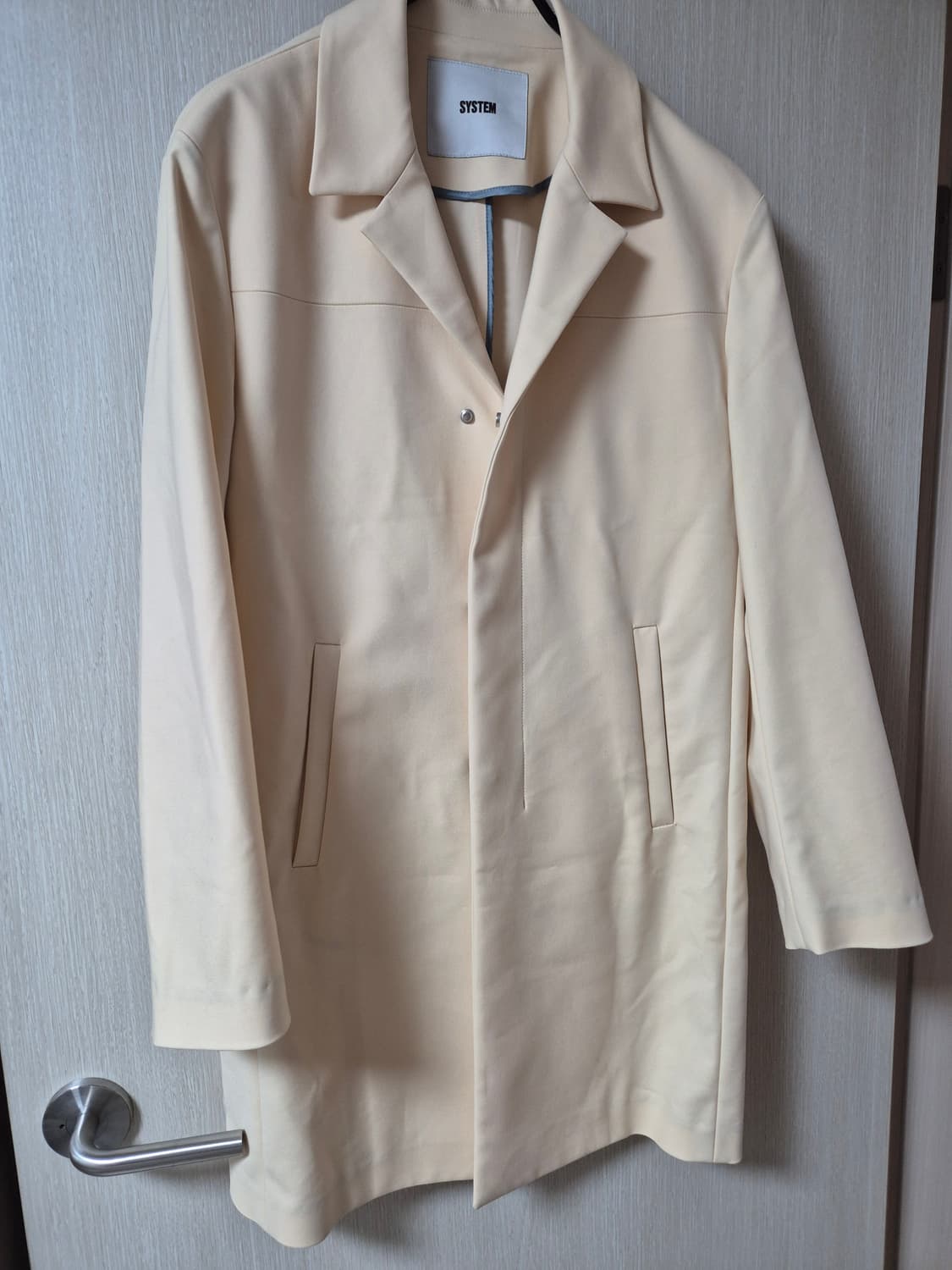 시스템 옴므 트렌치 코트 베이지 봄가을 코트 95 상품이미지2