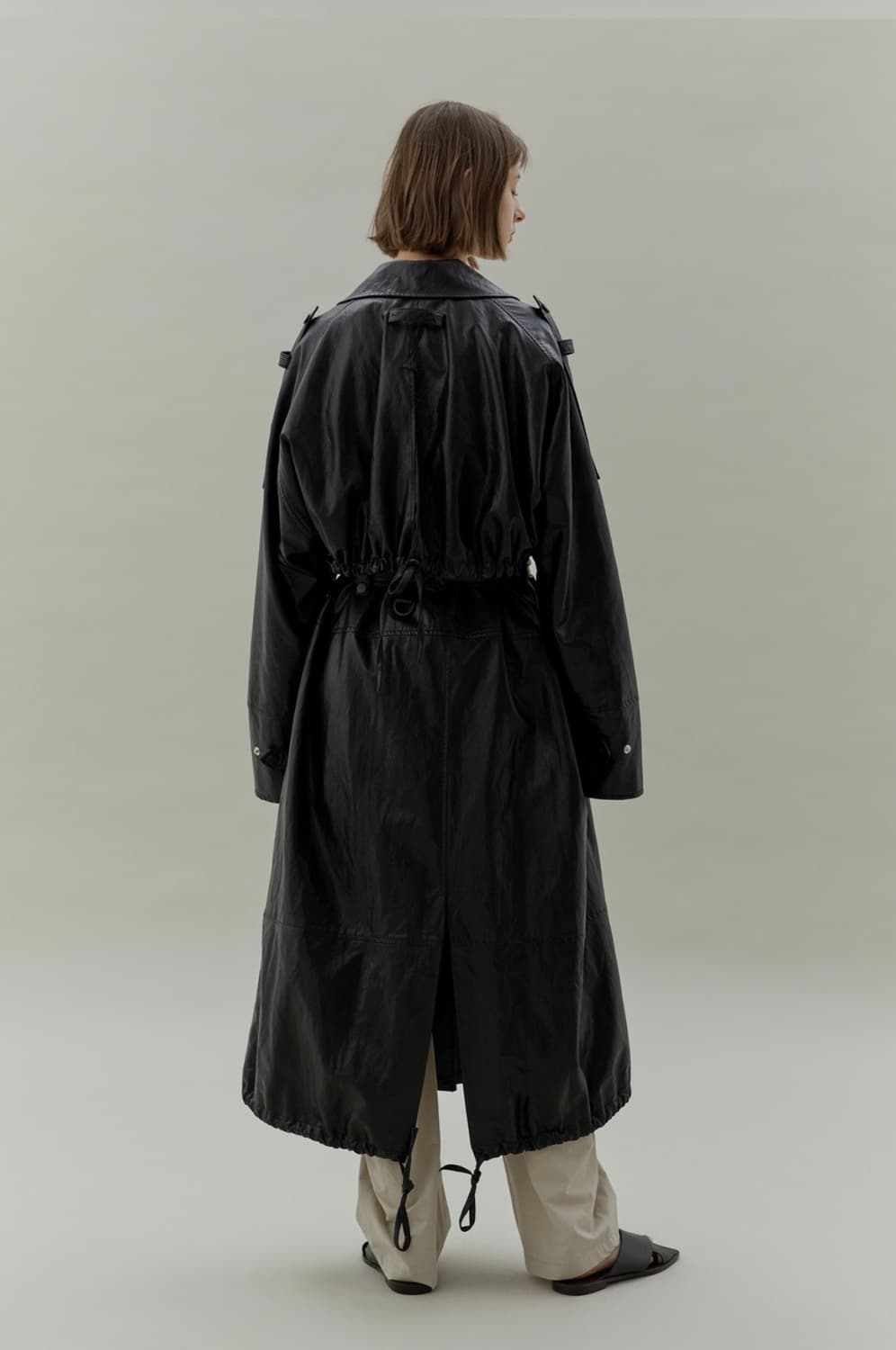 Low Classic 페이크 레더 자켓 상품이미지3