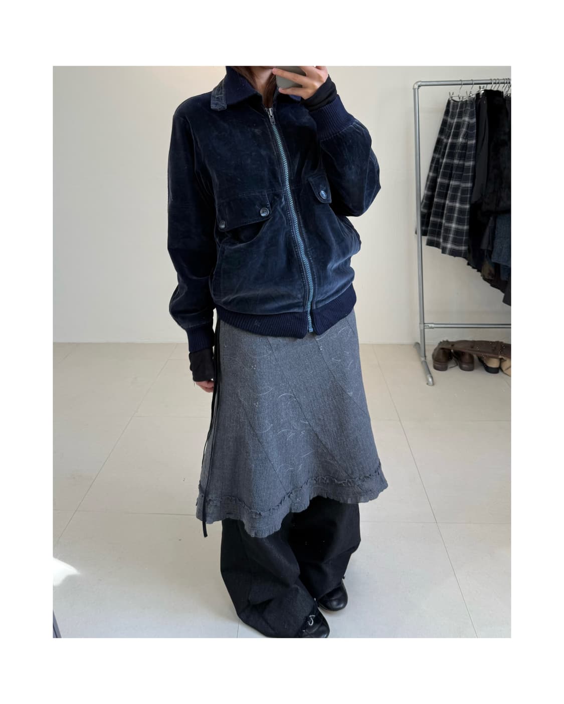 빈티지 벨벳 자켓 상품이미지3