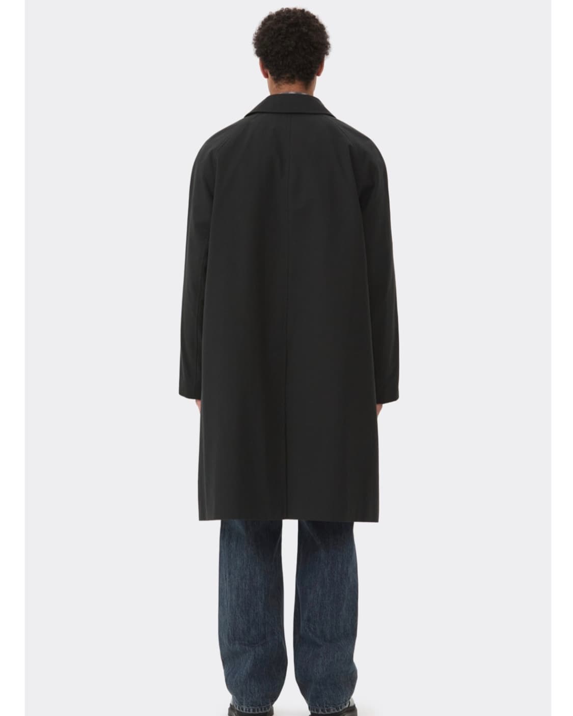 26S커스텀멜로우 Black Cotton Balmaccan Coat 코트 상품이미지2