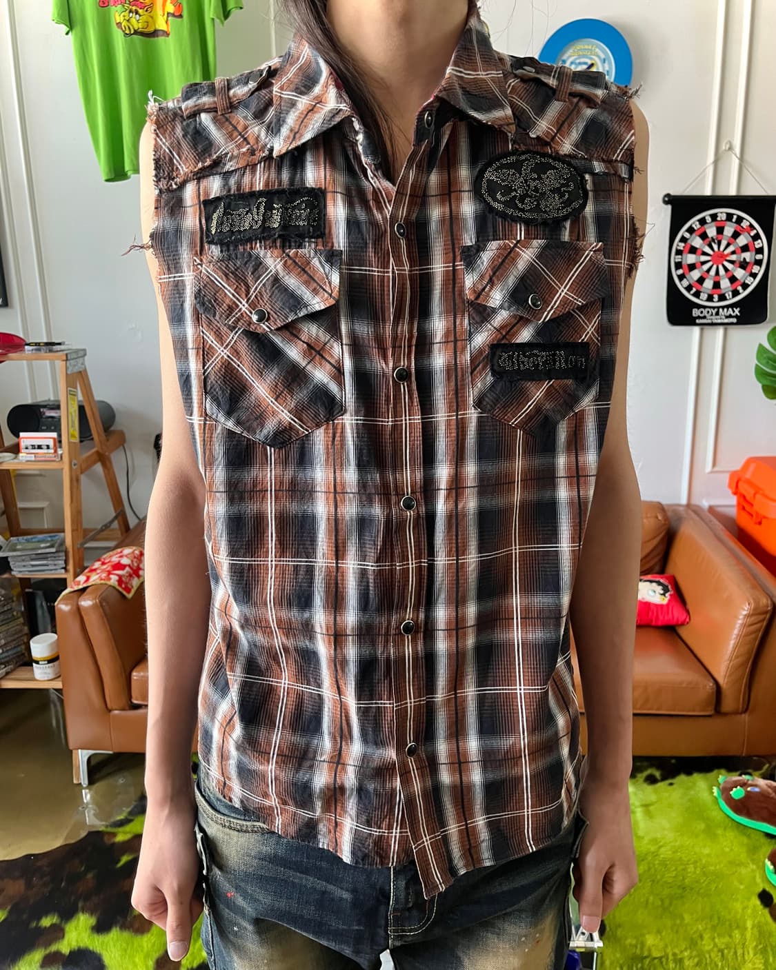 90-00s Armée Française Sleeveless Shirt 상품이미지2