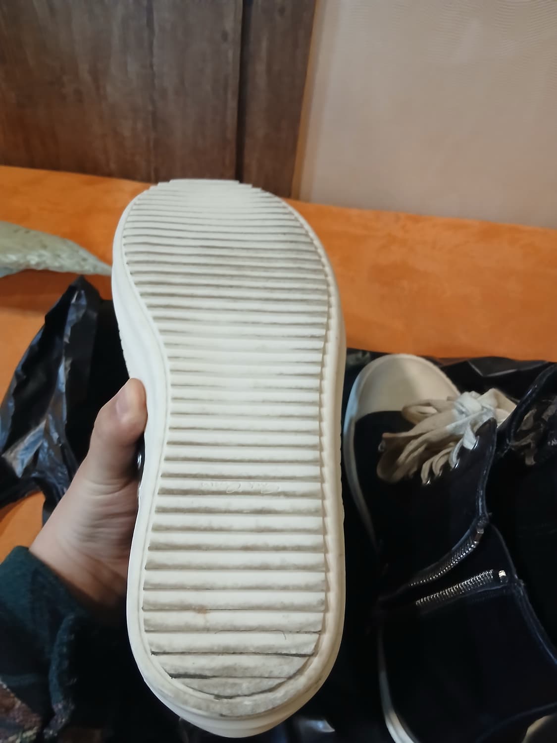 릭오웬스 라몬즈 하이 팝니다. 상품이미지5