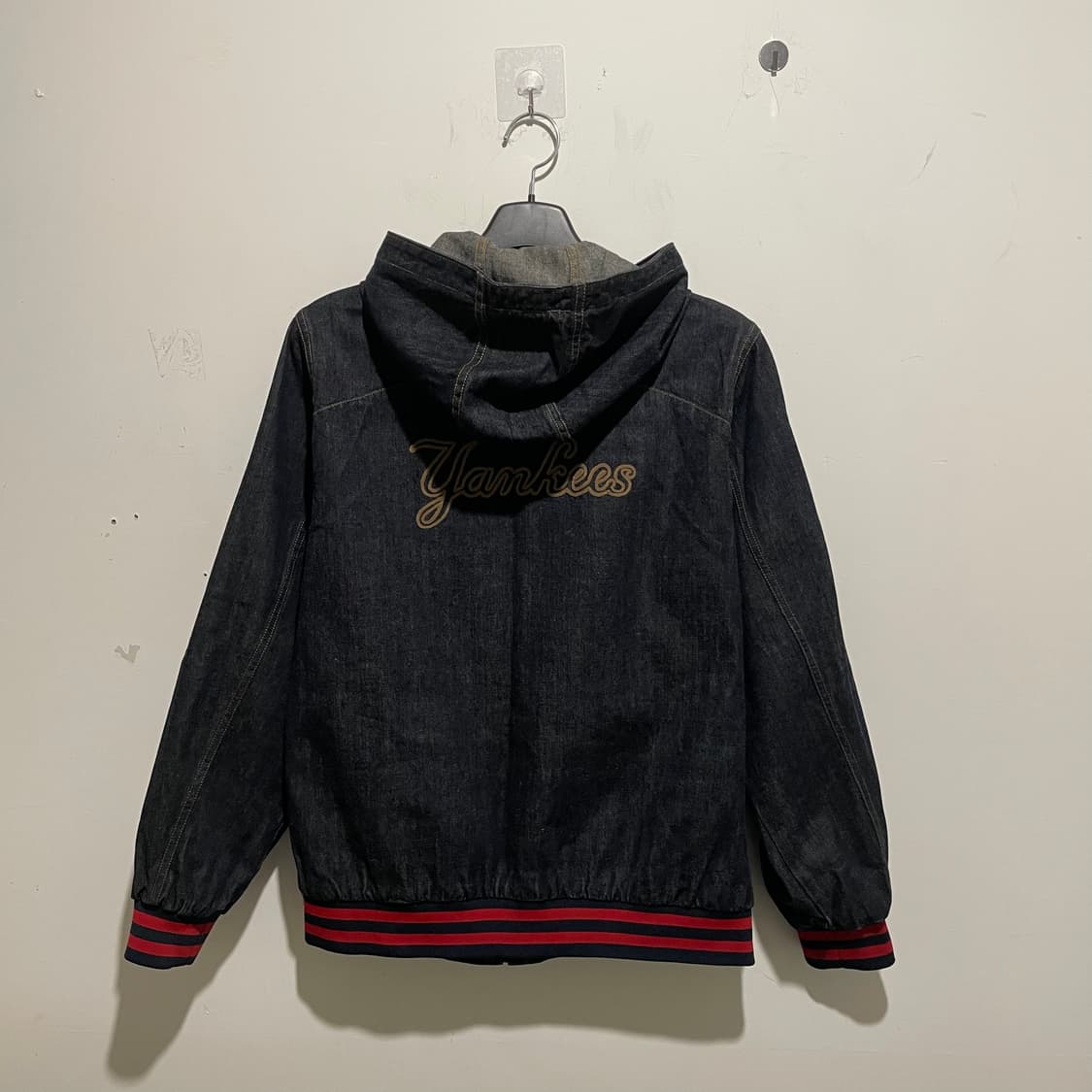 MLB 뉴욕 양키스 데님 후드 집업 상품이미지2