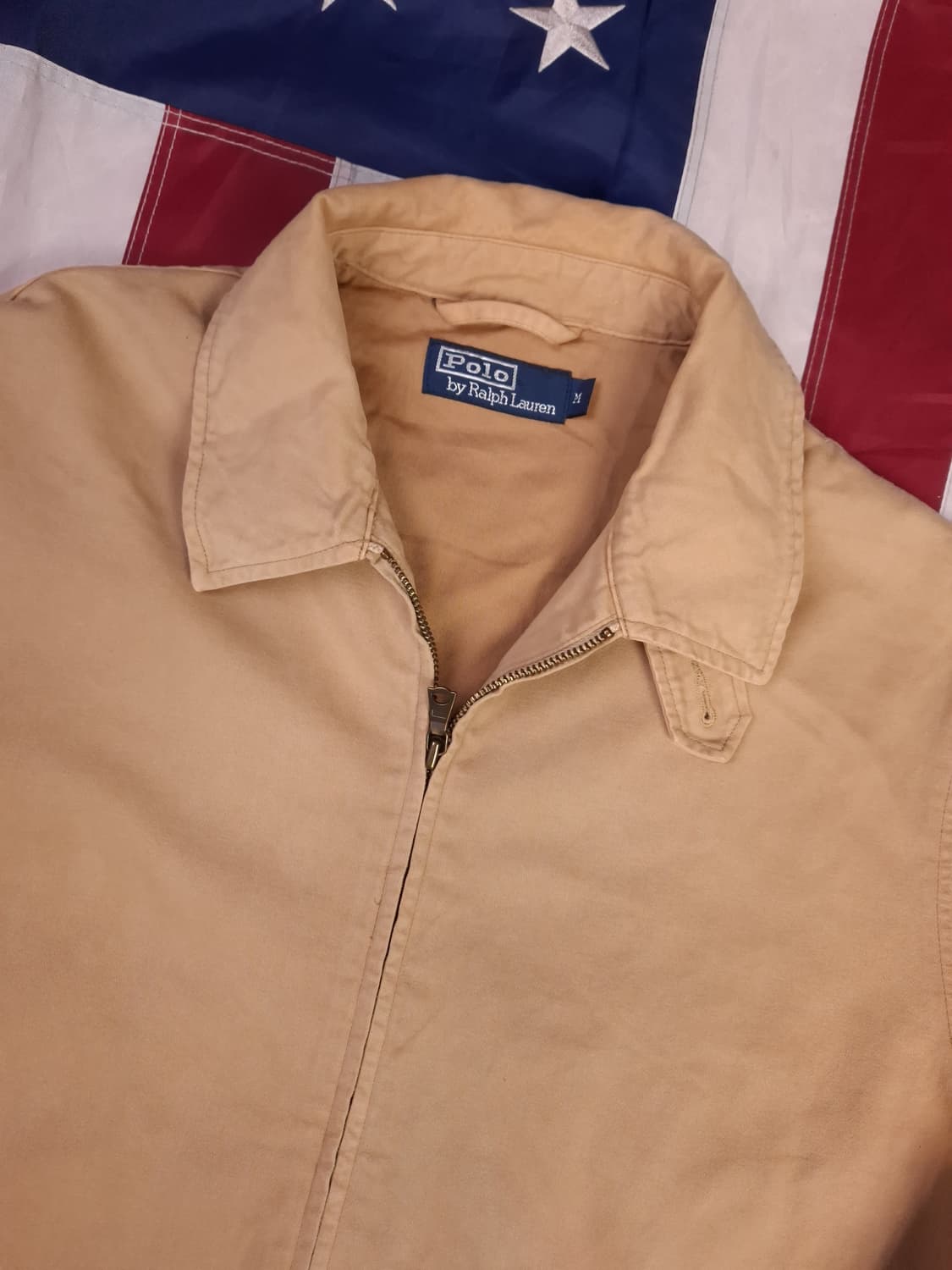 오리지날 80's 폴로 랄프로렌 클래식 베이지 헤링턴자켓 상품이미지3