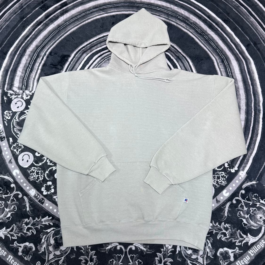 (L)00s Russell Athletic 러셀 애슬레틱 아이보리 후드 상품이미지1