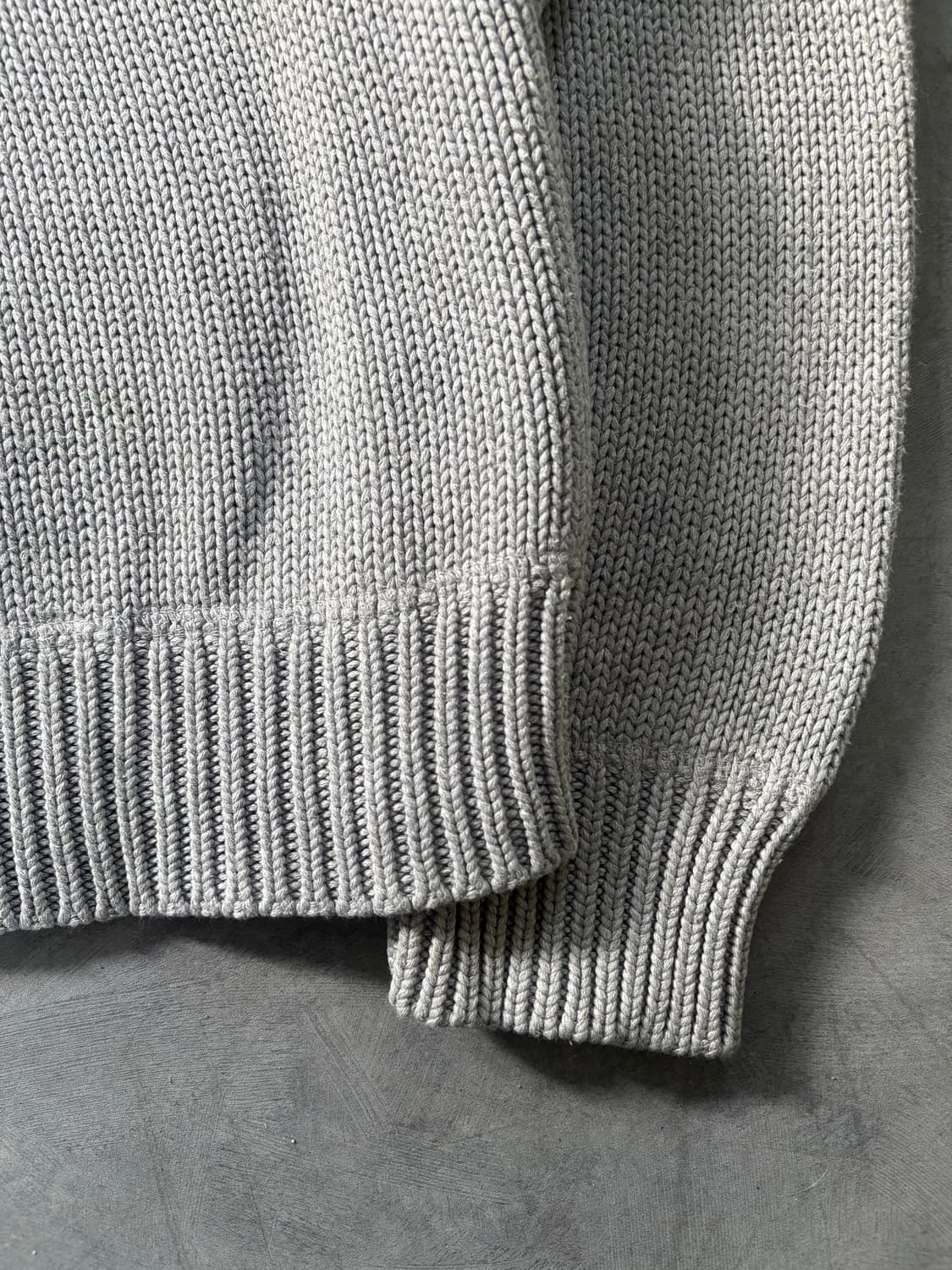 Polo 폴로 스포츠 헤비 코튼 그레이 브이넥 니트 상품이미지5