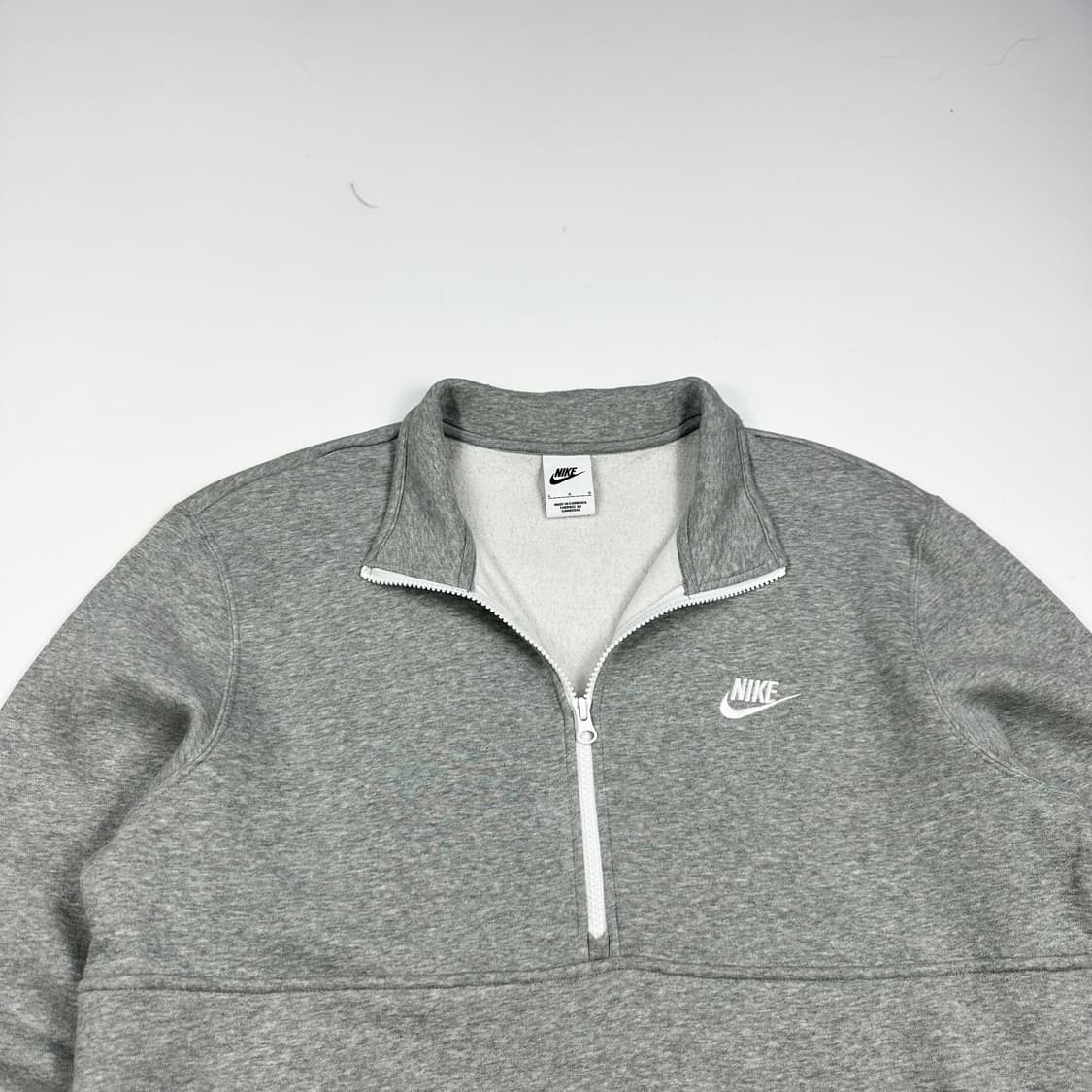 나이키 퓨추라 박시핏 반집업 맨투맨 그레이 L 상품이미지2