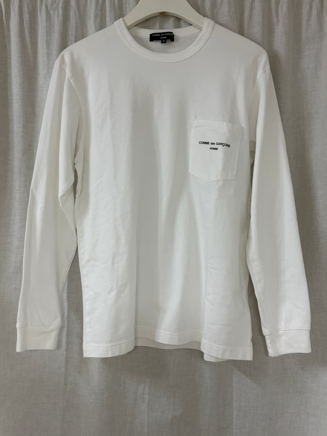 [S] 꼼데가르송 옴므 롱슬리브 티셔츠 상품이미지1