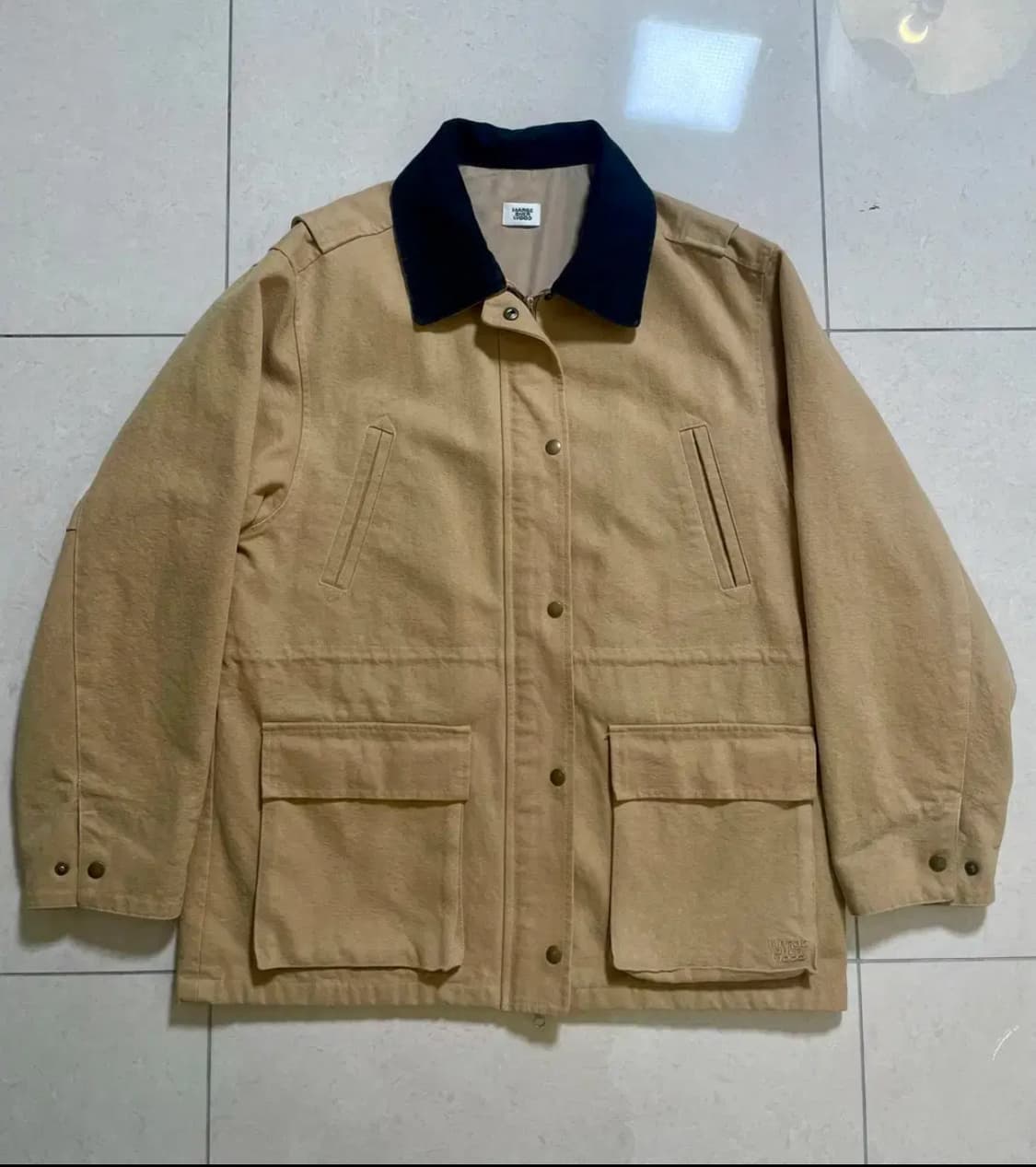 마지셔우드 워시드 워크자켓 베이지 s/m 상품이미지3