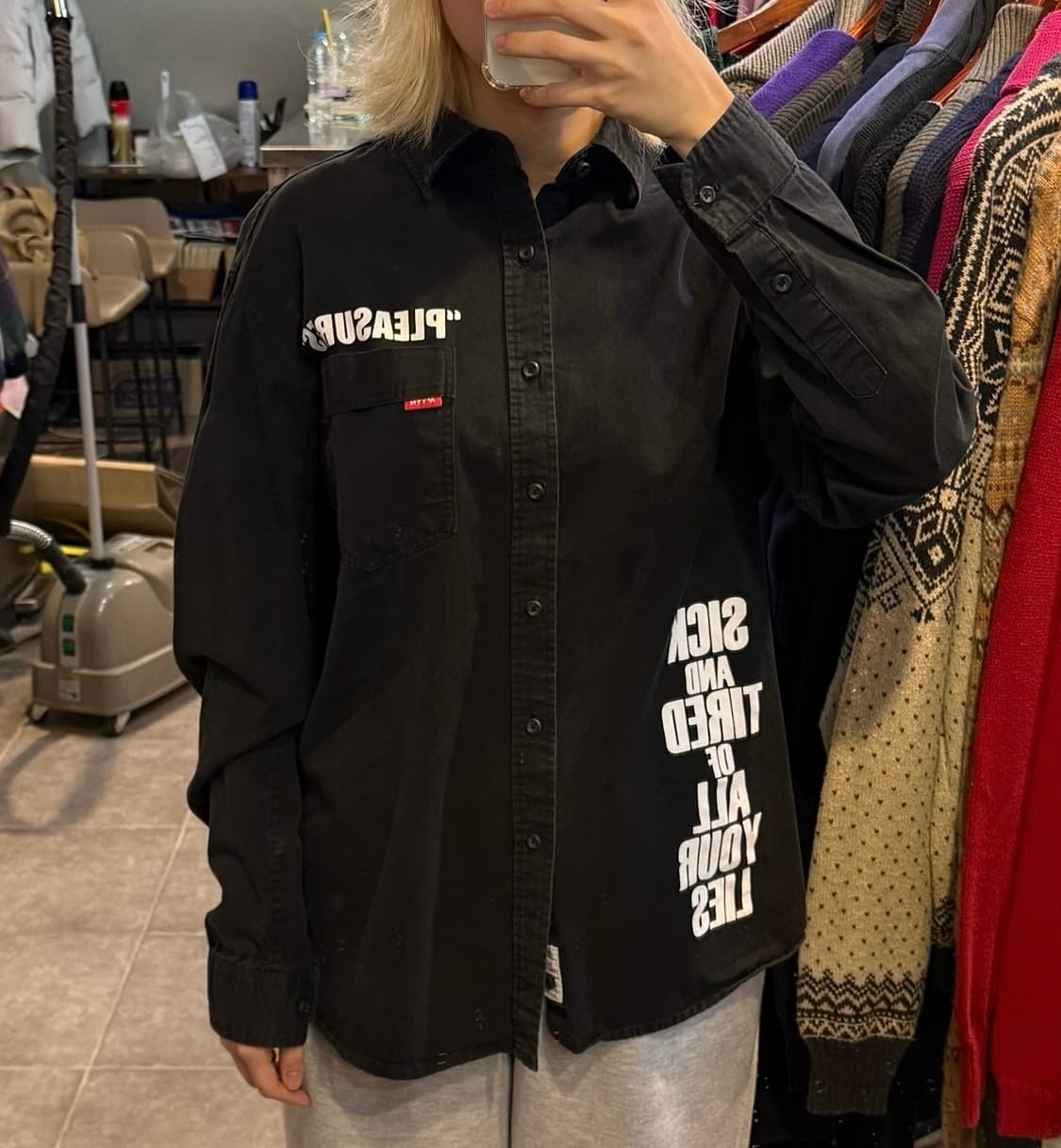 [NO.9] VTG 블랙 셔츠 상품이미지2