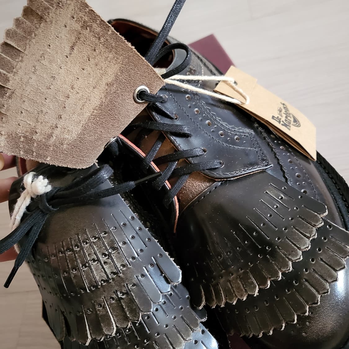 닥터마틴 엘리자베스 윙팁(uk3)새상품 상품이미지3