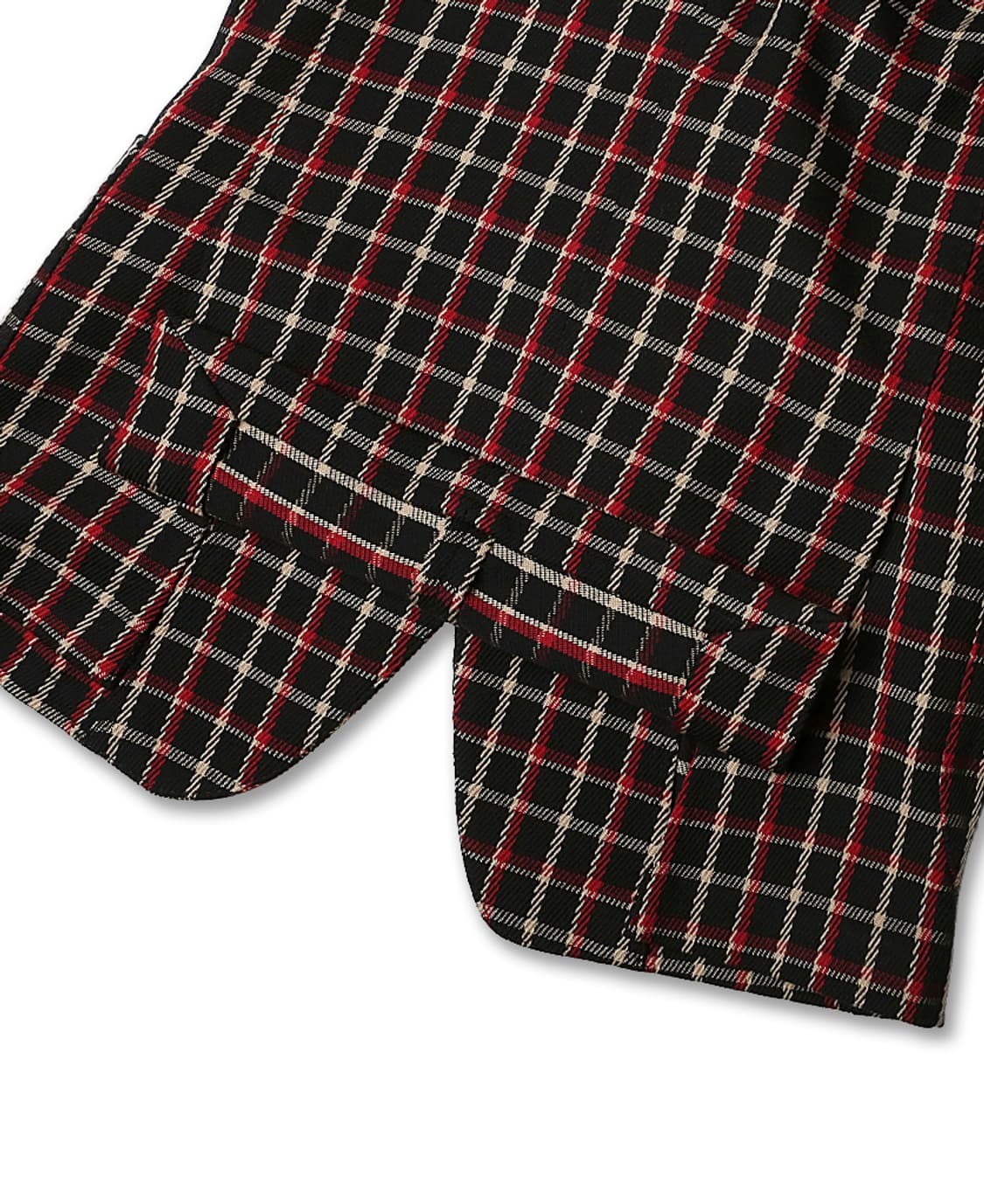 가브리엘 파시니 [Gabriele Pasini] 빈티지 블랙 체크 자켓 상품이미지5