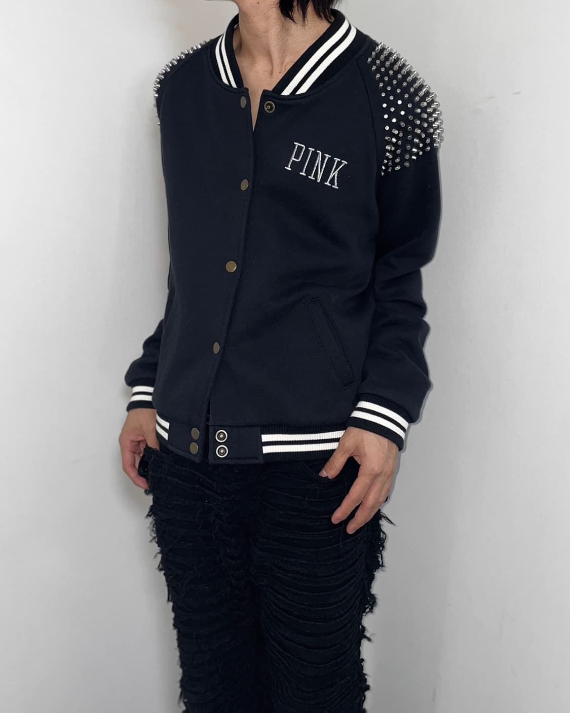 Stud baseball jacket 상품이미지1